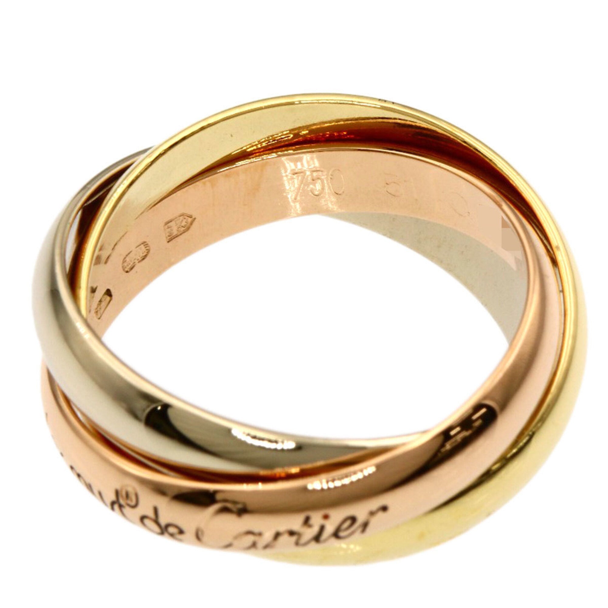 Cartier Yellow Gold (18K) Pink Gold (18K) White Gold (18K) Band Ring (Pre-Owned)