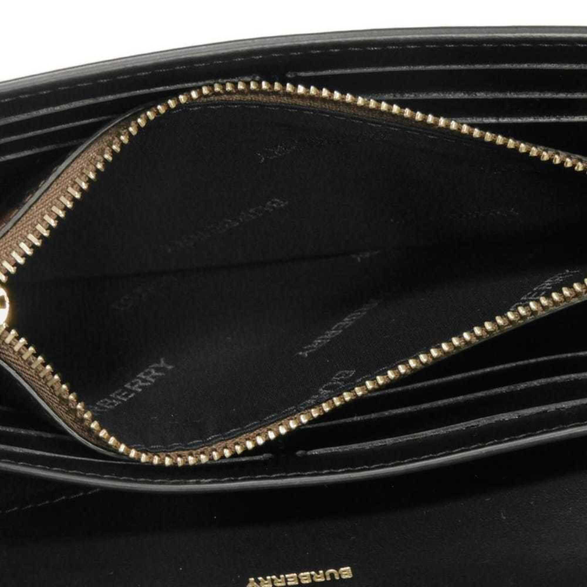 Burberry Brown Pvc Leather Long Wallet (Bi-Fold) (Pre-Owned)