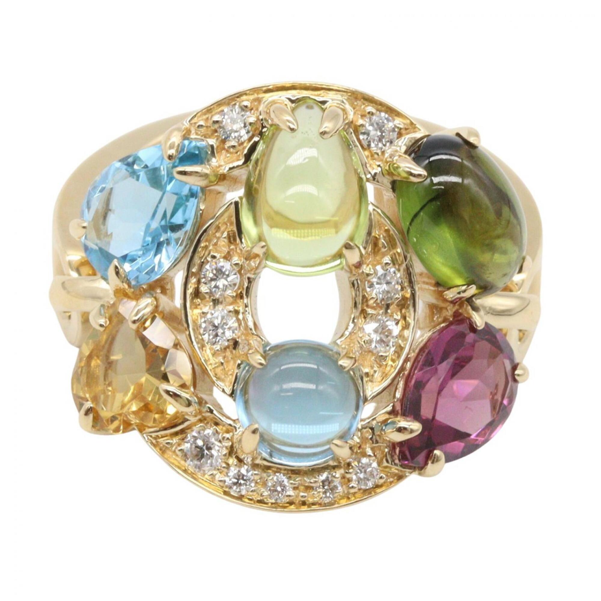 Bvlgari Gold Multi-Color Yellow Gold (18K) Band Ring (Pre-Owned)