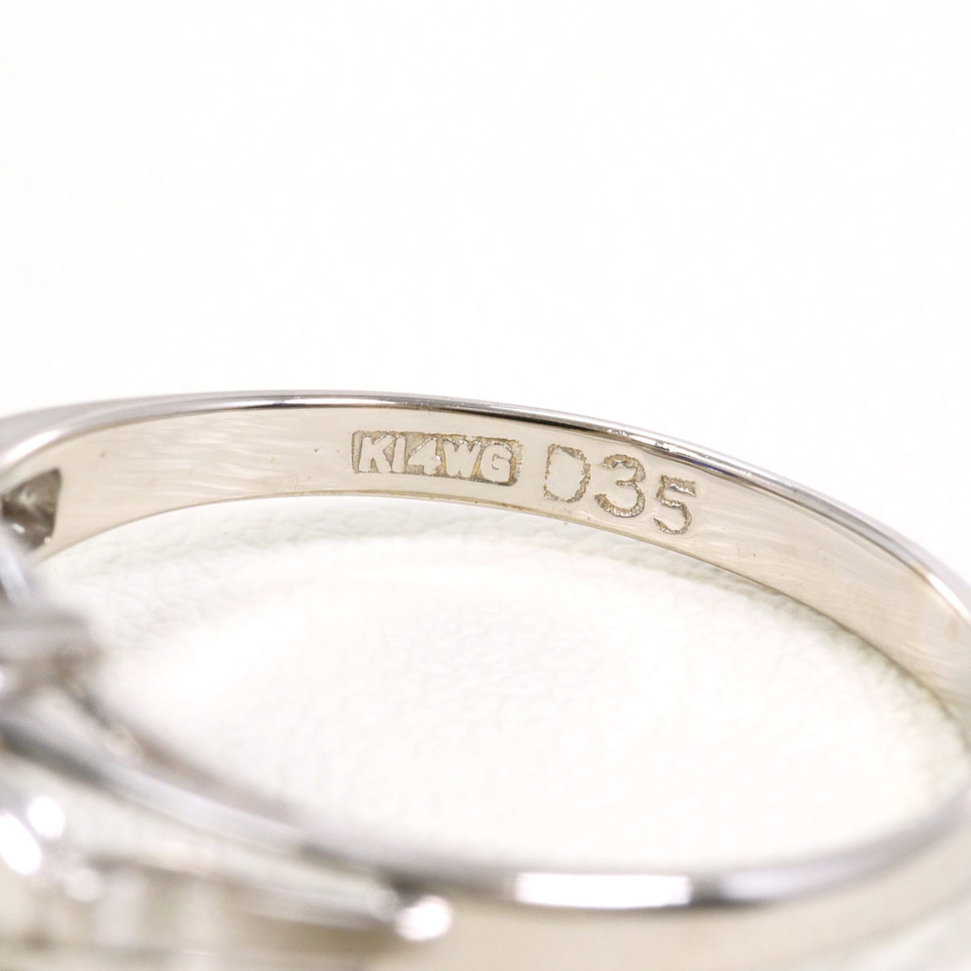 Unbranded White Gold White Gold (14K) Band Ring (Pre-Owned)