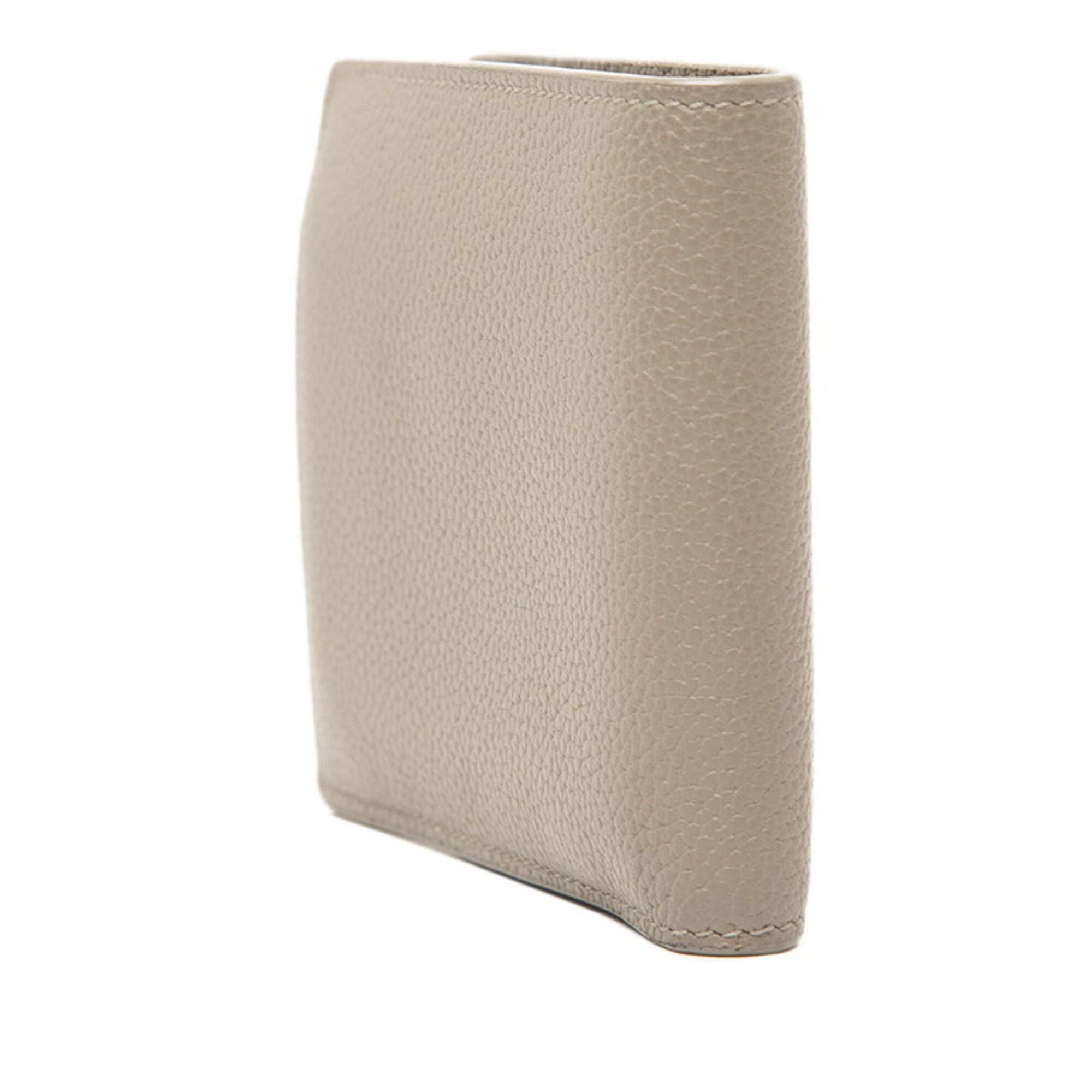 Saint Laurent Beige Leather Wallet (Bi-Fold) (Pre-Owned)