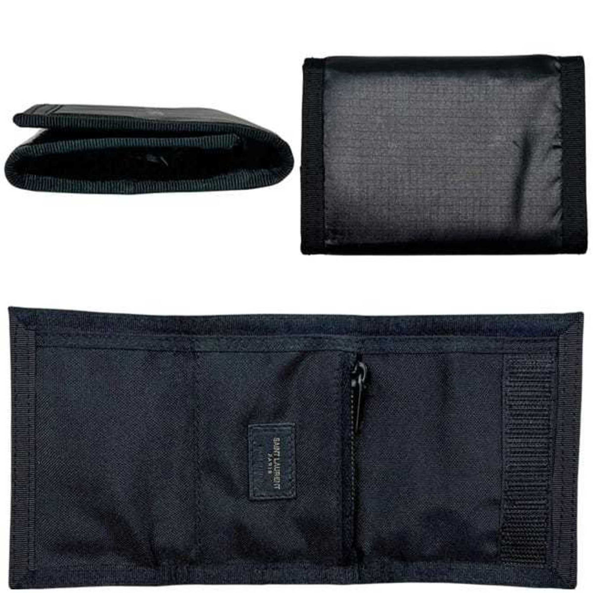 Saint Laurent Black Nylon Canvas Wallet (Tri-Fold) (Pre-Owned)