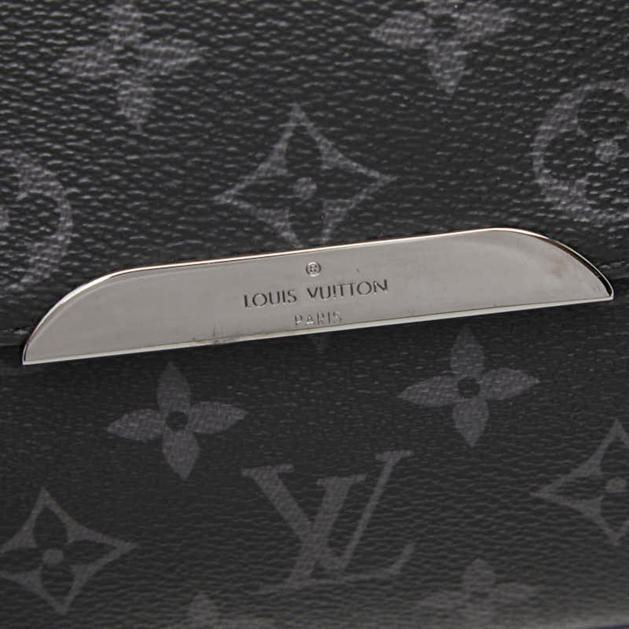 Louis Vuitton Black Pvc Leather Shoulder Bag (Pre-Owned)