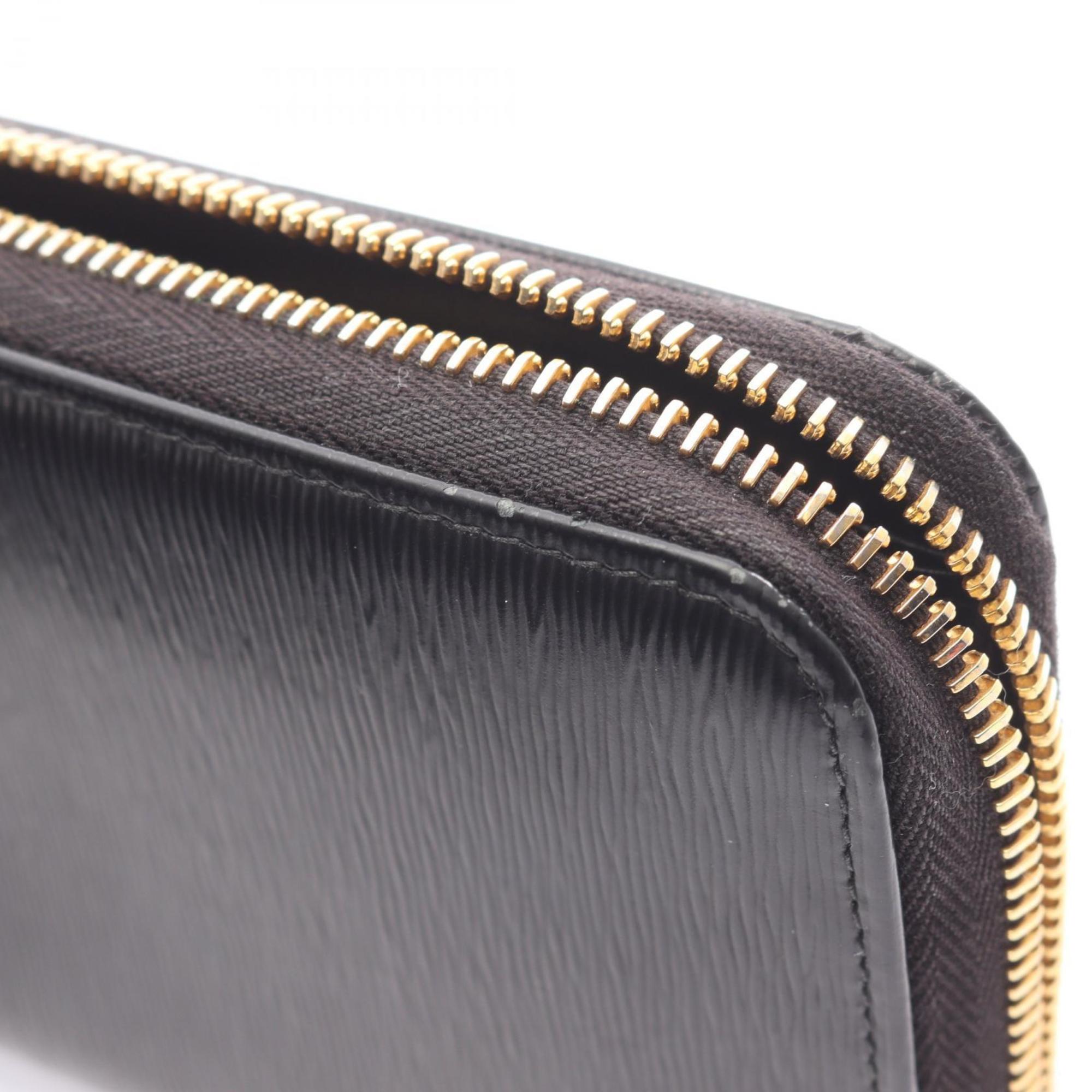 Prada Black Leather Long Wallet (Bi-Fold) (Pre-Owned)