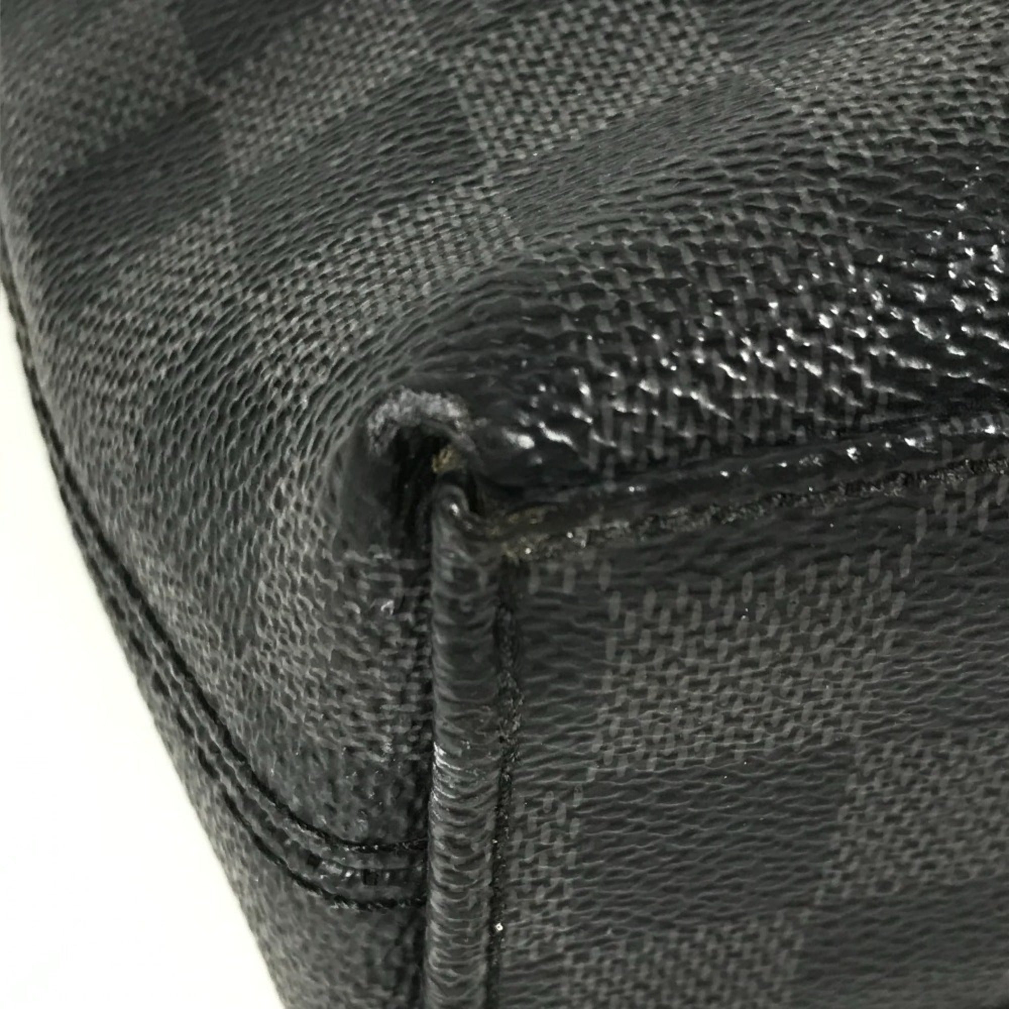 Louis Vuitton Black Damier Graphite Briefcase Handbag (Pre-Owned)