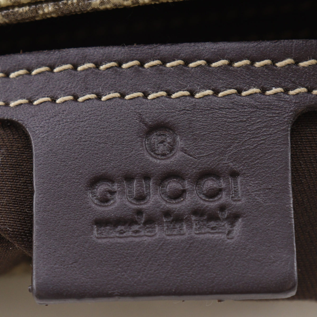 Gucci Brown Gg Supreme Shoulder Bag (Pre-Owned)