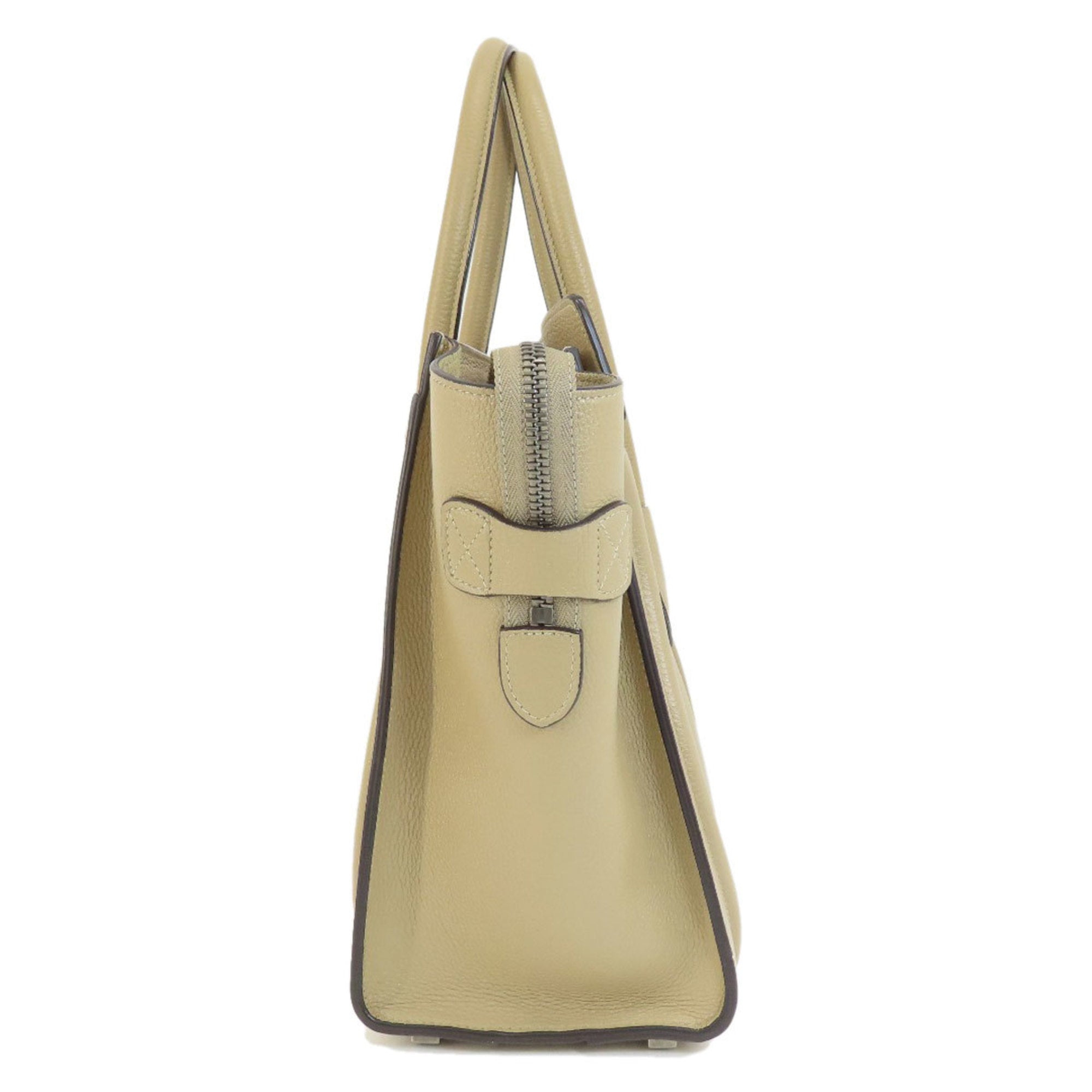 Celine Beige Leather Tote Bag (Pre-Owned)
