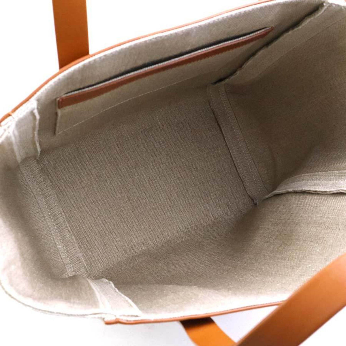 Chloé Beige Brown Leather Canvas Handbag Shoulder Bag (Pre-Owned)