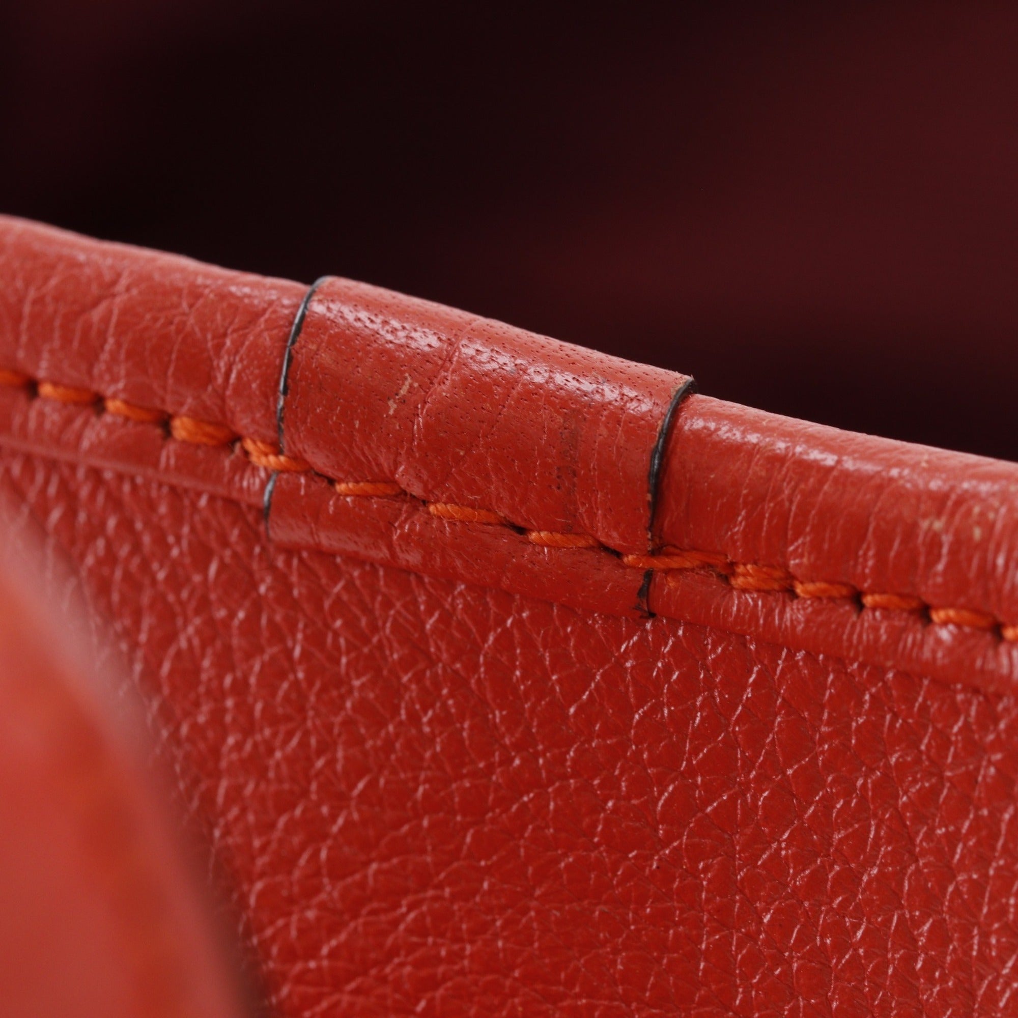 Loewe Red Color Leather Tote Bag (Pre-Owned)