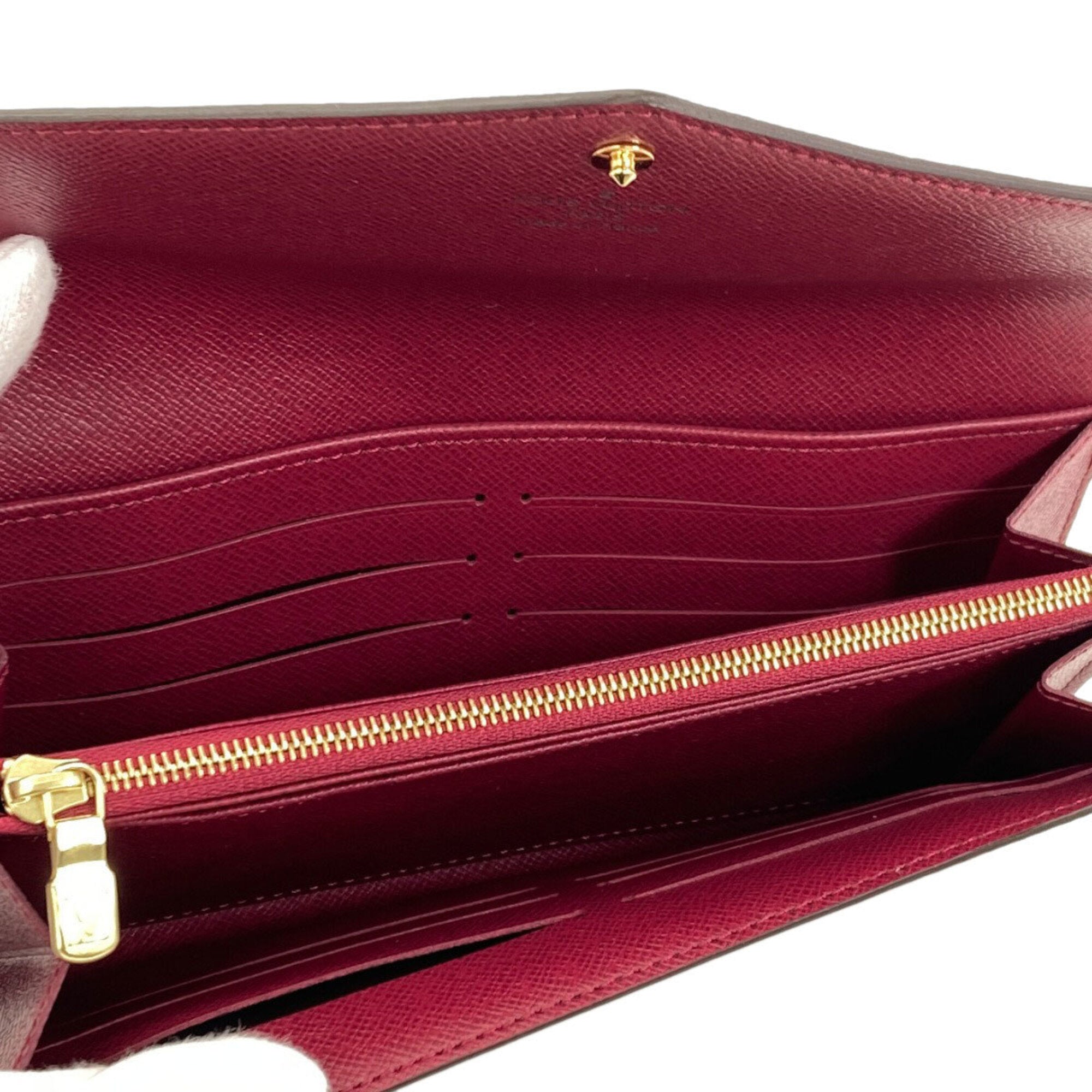 Louis Vuitton Fuchsia Monogram Monogram Long Wallet (Bi-Fold) (Pre-Owned)