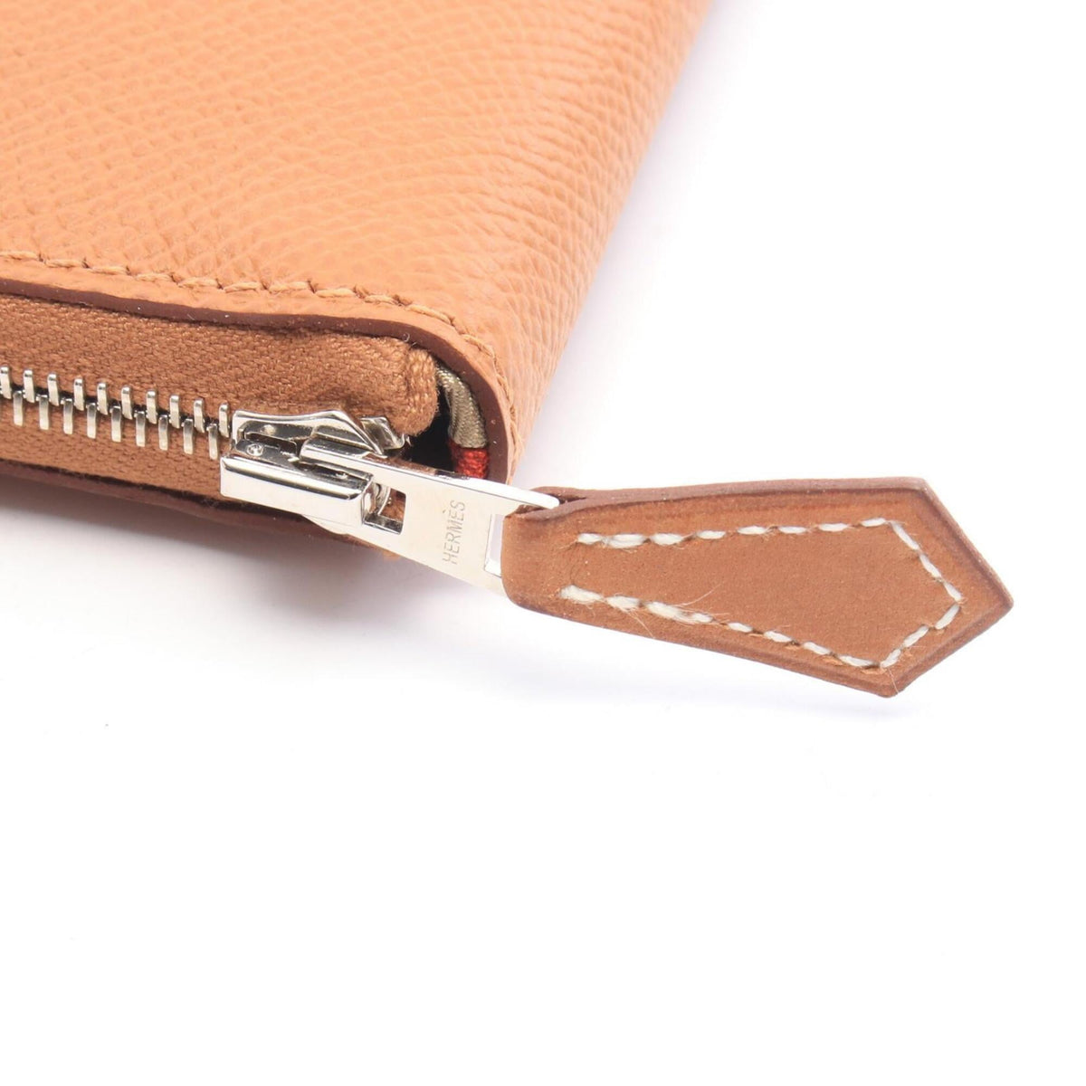 Hermes Brown Epsom Leather Coin Purse/Coin Case (Pre-Owned)