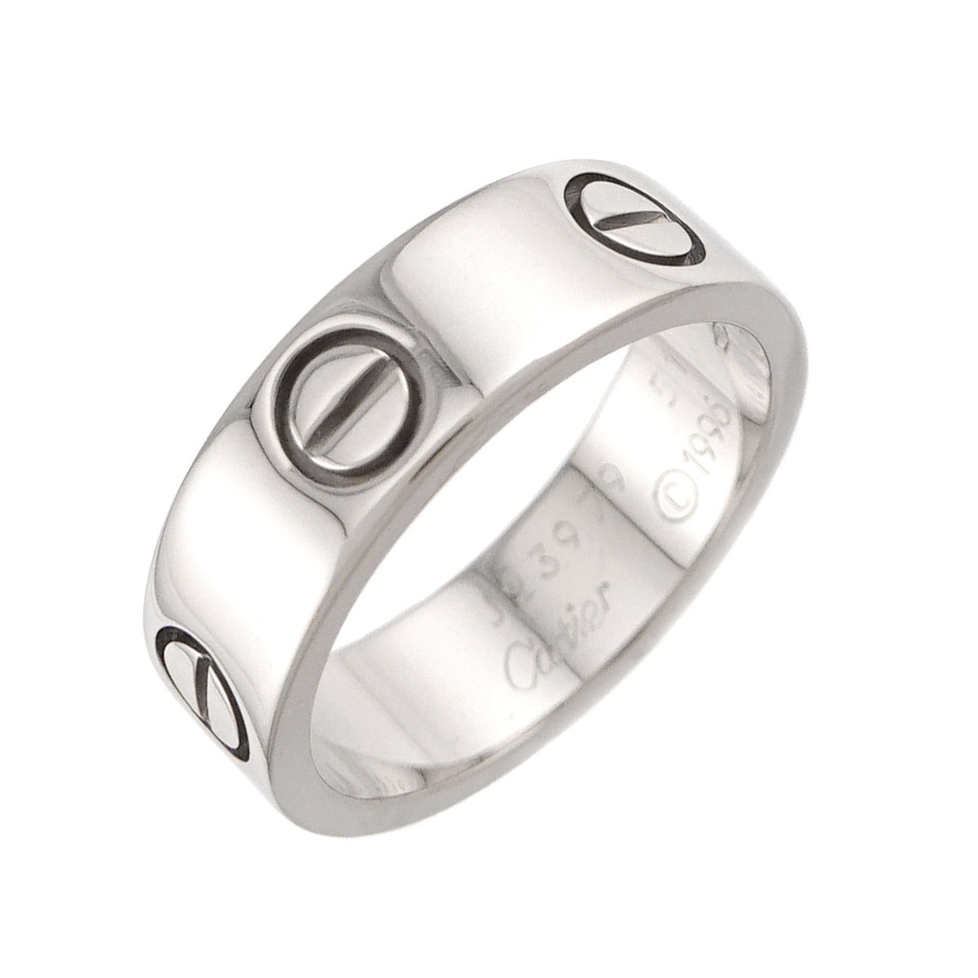 Cartier White Gold (18K) Band Ring (Pre-Owned)
