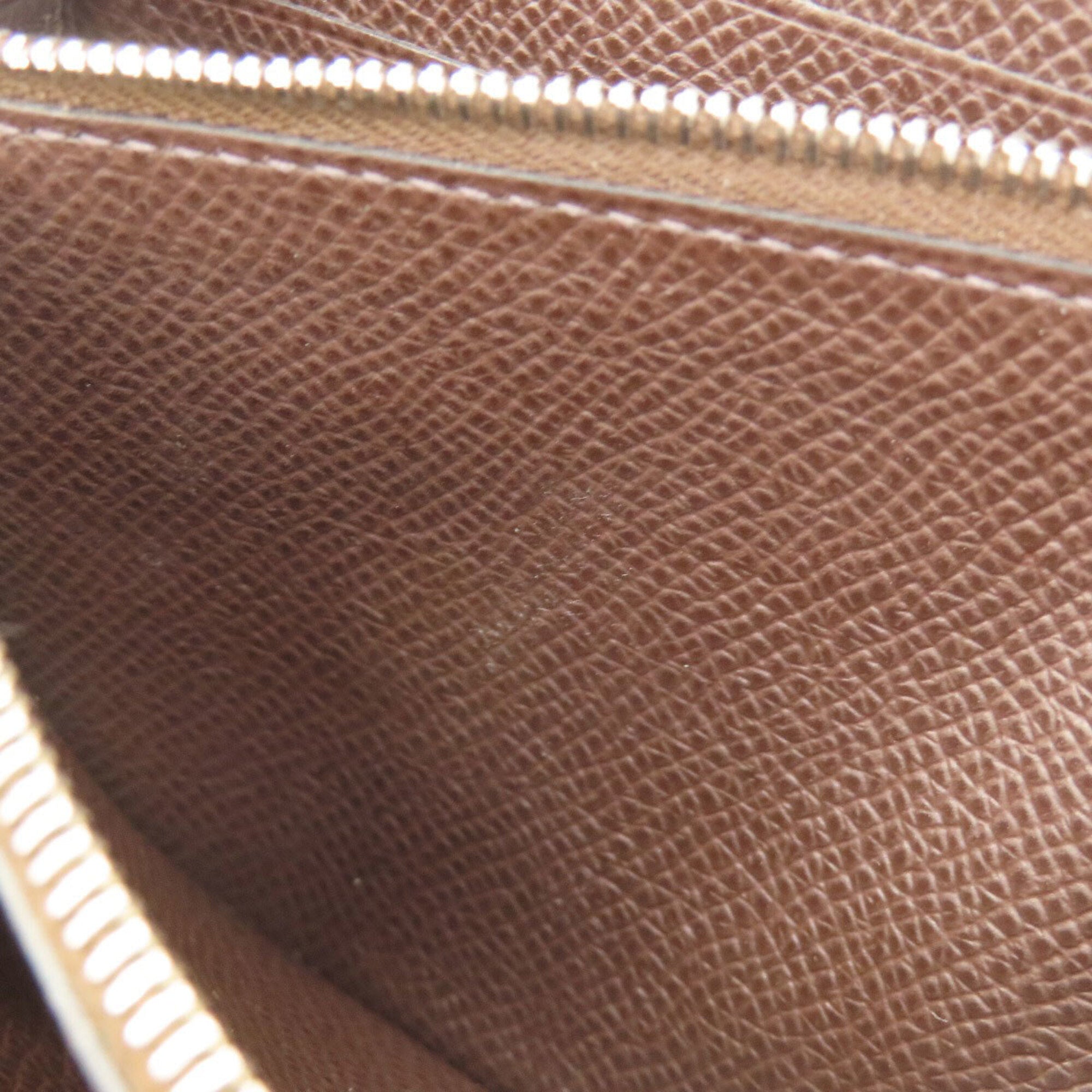 Hermes Azap Dark Brown Epsom Leather Long Wallet (Bi-Fold) (Pre-Owned)