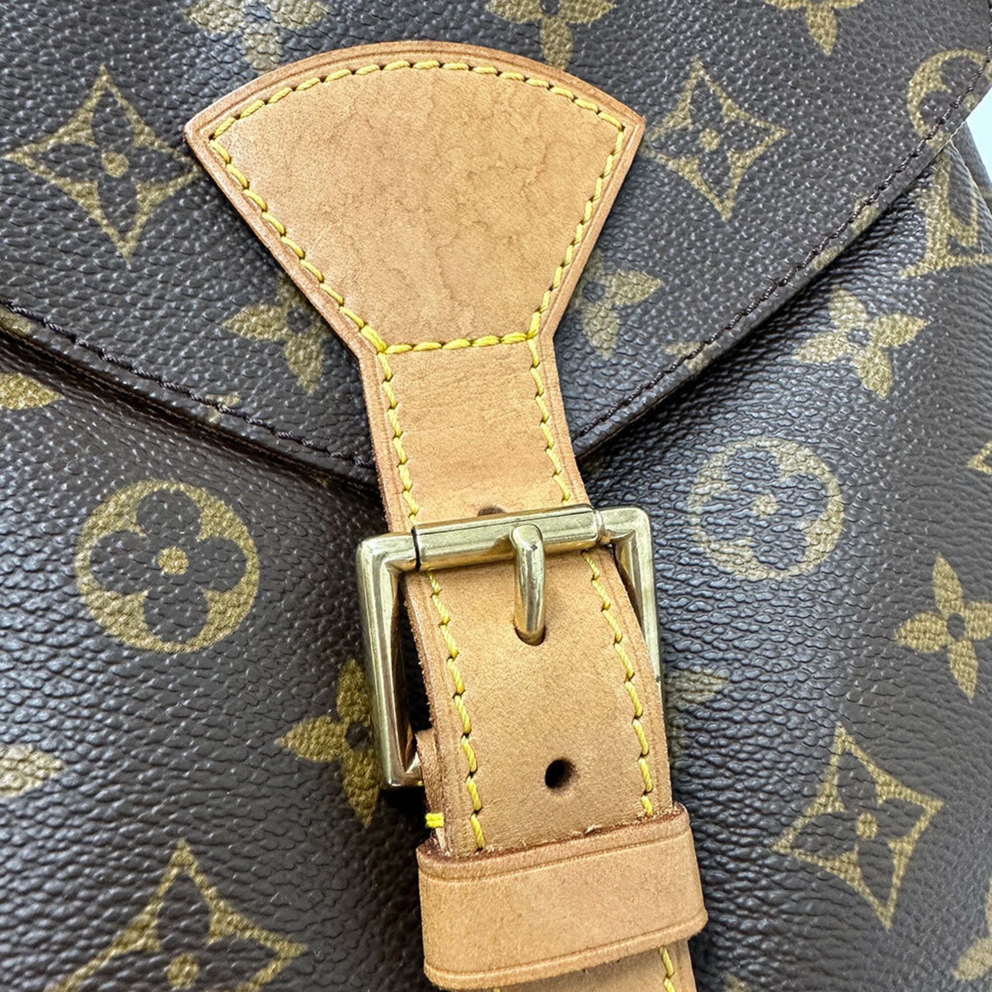 Louis Vuitton Brown Monogram Canvas Handbag (Pre-Owned)