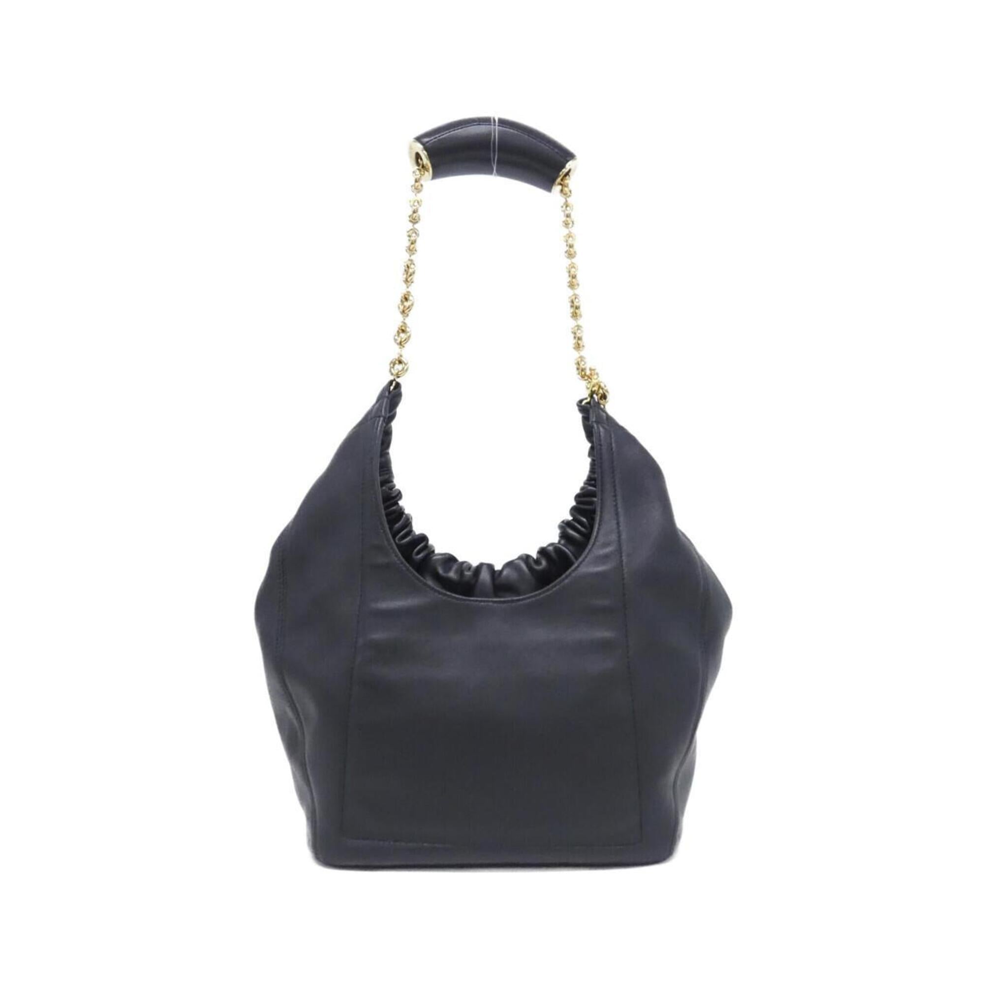 Loewe Black Leather Shoulder Bag (Pre-Owned)