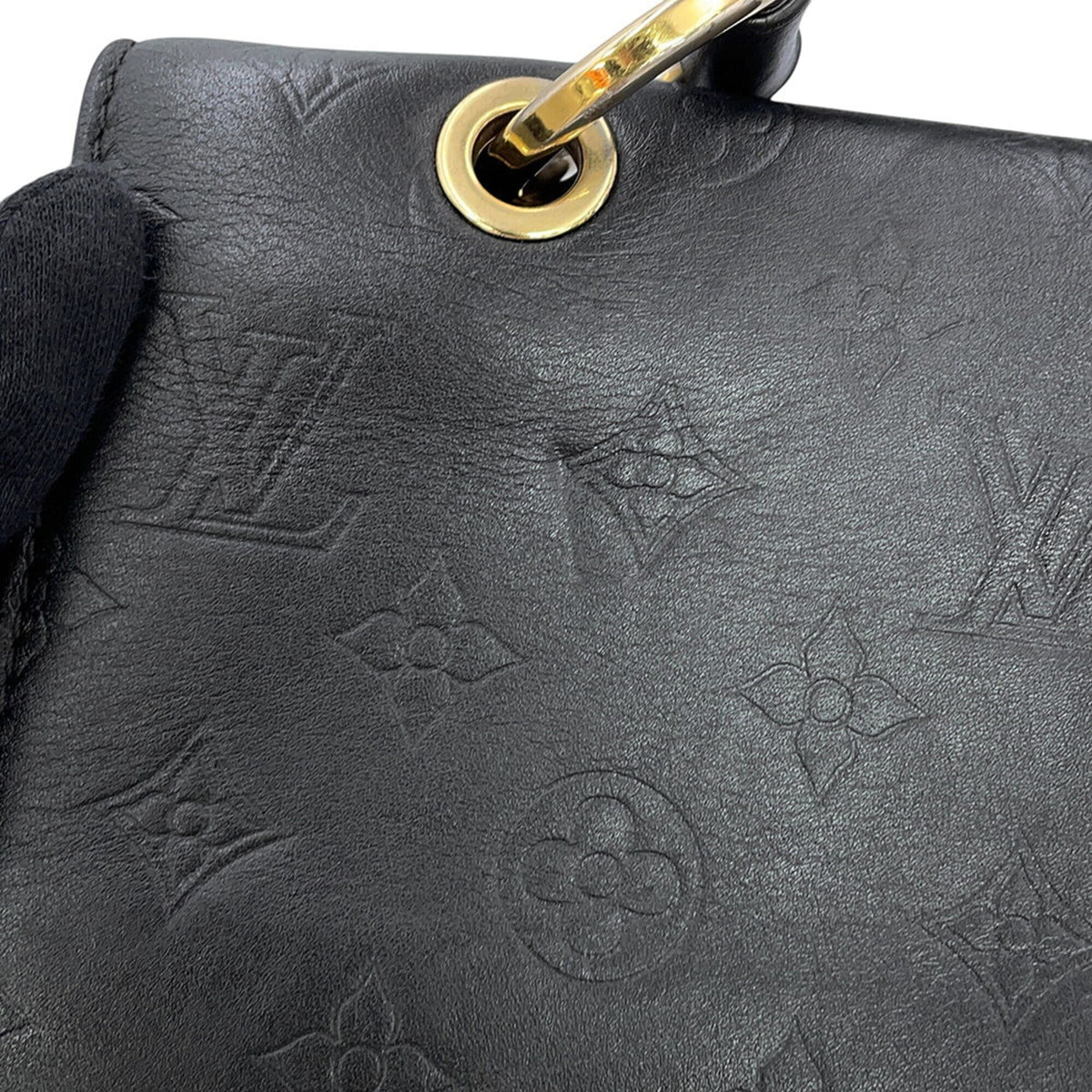 Louis Vuitton Monogram Shadow Black Noir Monogram Shadow Handbag (Pre-Owned)