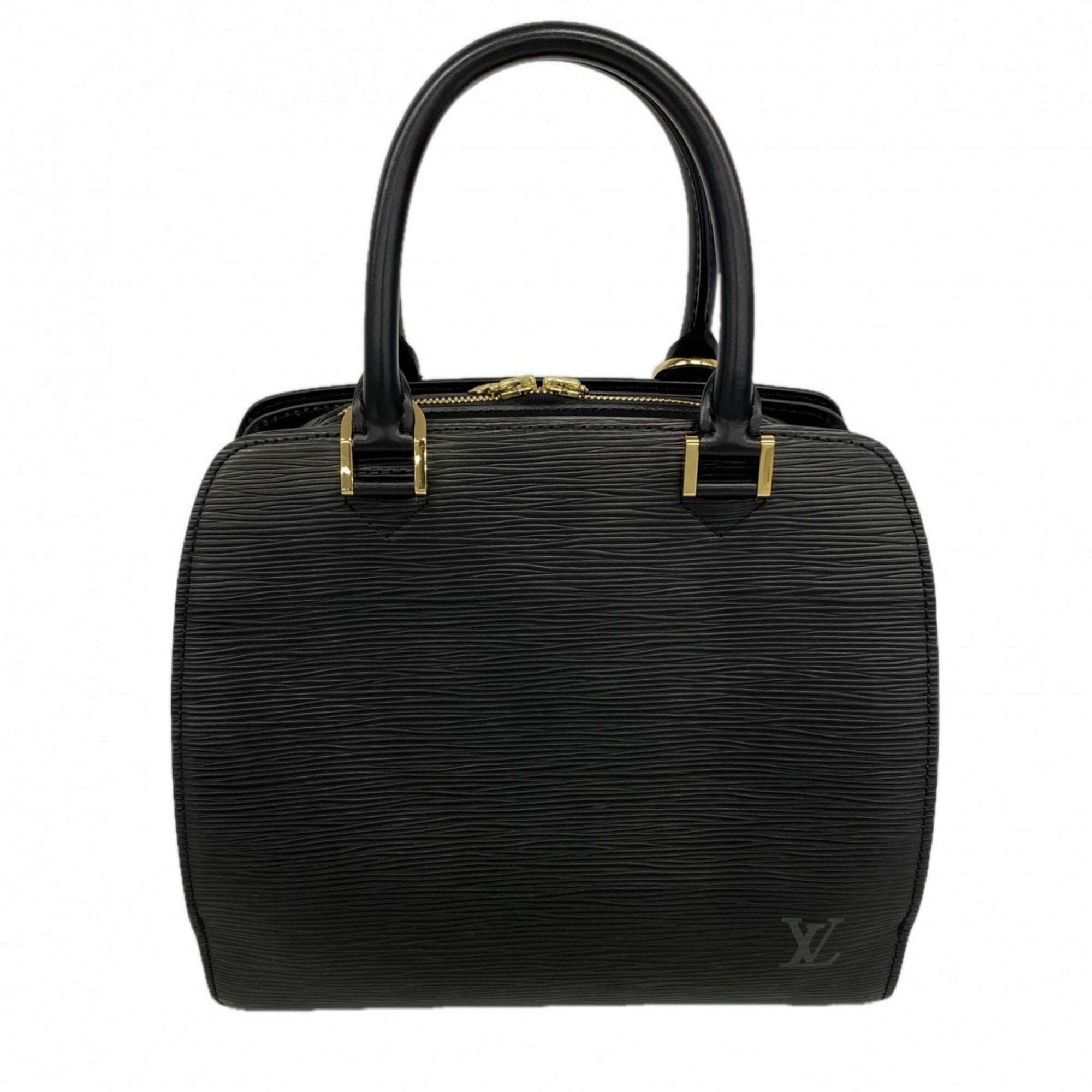 Louis Vuitton Noir Handbag (Pre-Owned)