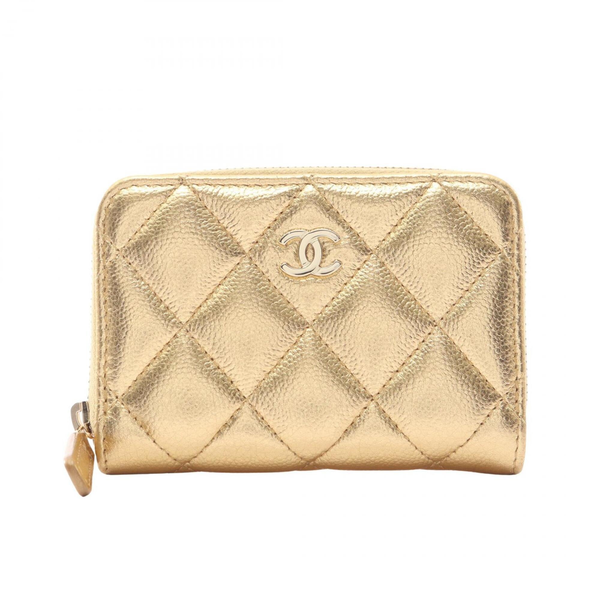 Chanel Grained Calfskin Coin Purse/Coin Case (Pre-Owned)