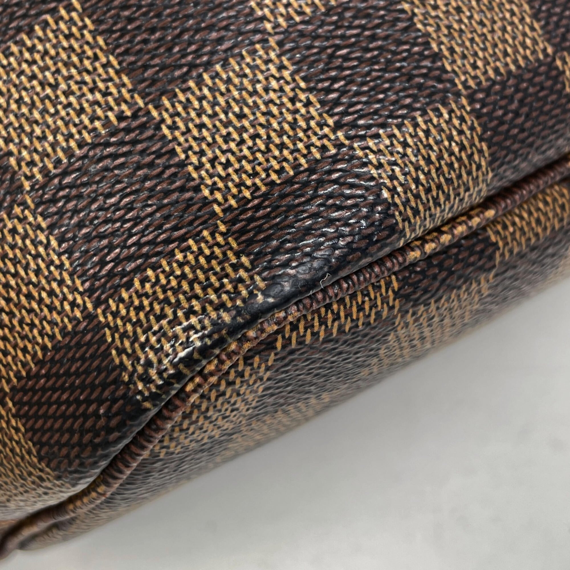 Louis Vuitton Damier Brown Damier Canvas Handbag Tote Bag (Pre-Owned)