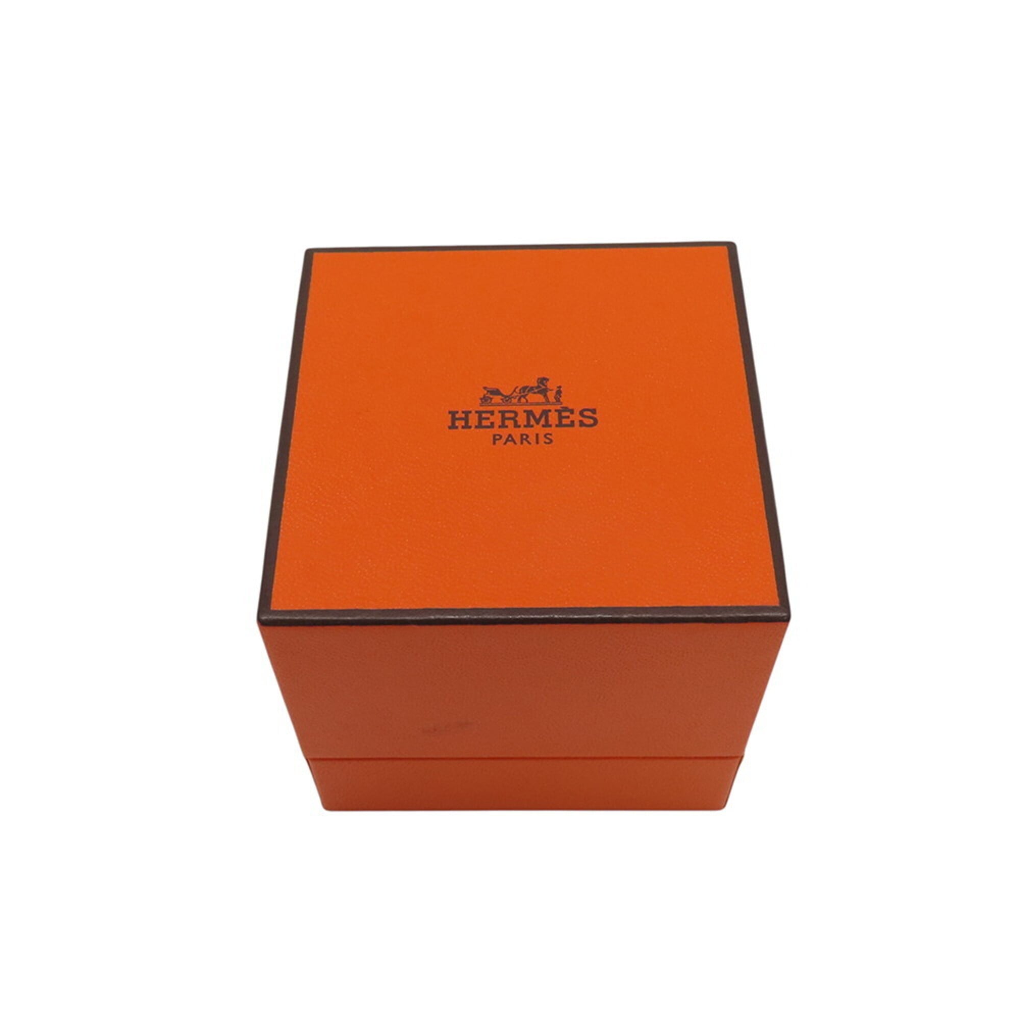 Hermes Silver 925 Band Ring (Pre-Owned)