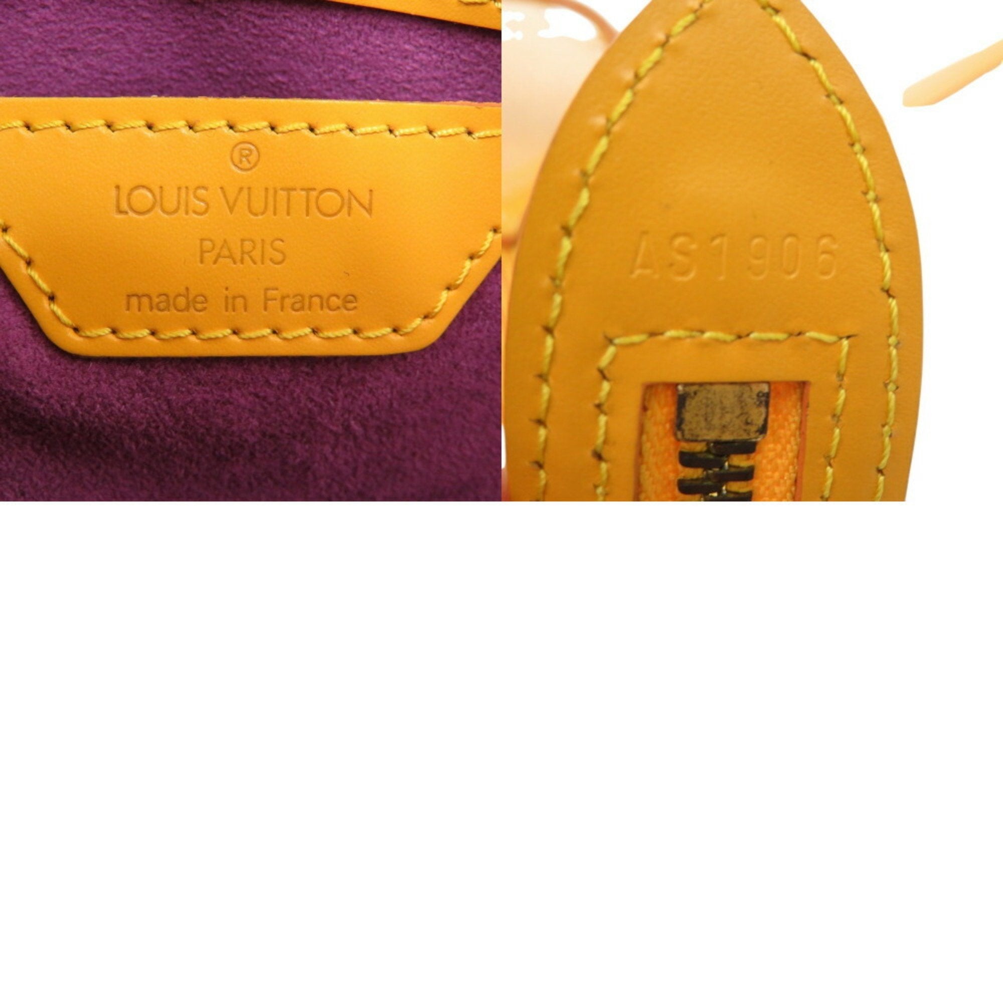 Louis Vuitton Yellow Epi Leather Shoulder Bag (Pre-Owned)
