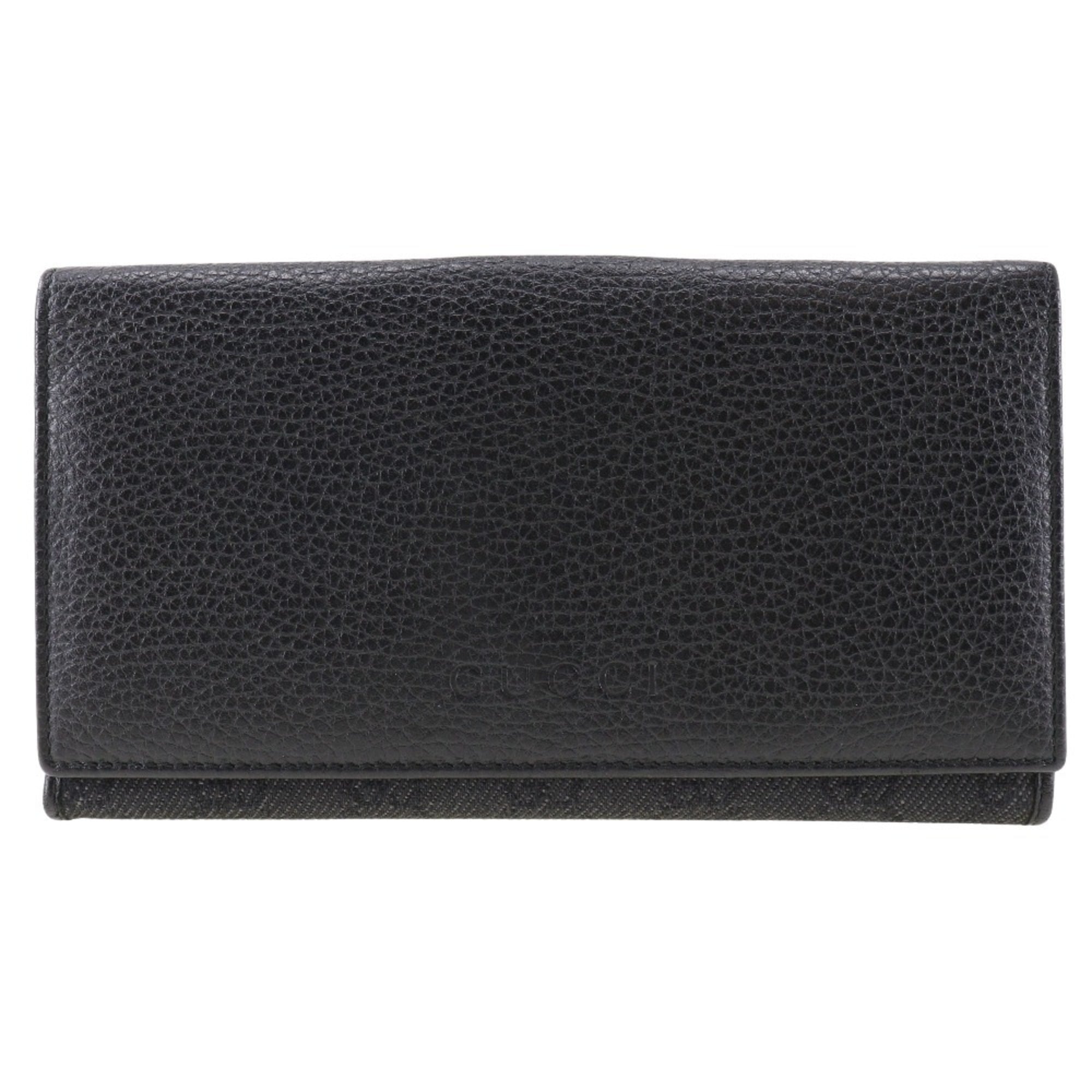 Gucci Leather Long Wallet (Bi-Fold) (Pre-Owned)