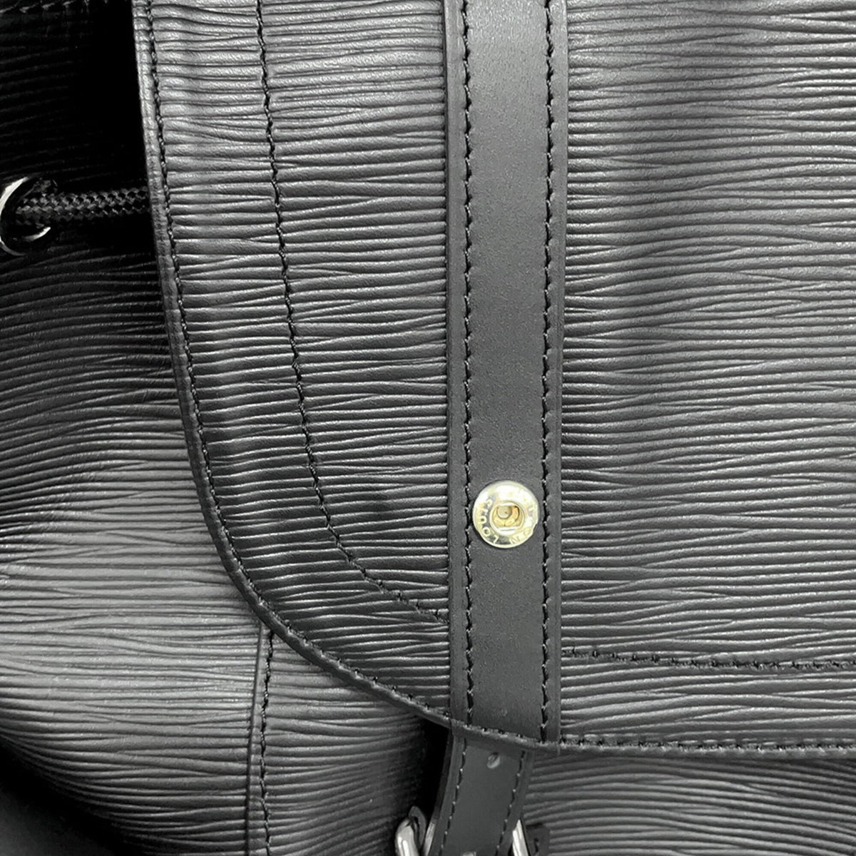 Louis Vuitton Noir Epi Leather Backpack (Pre-Owned)