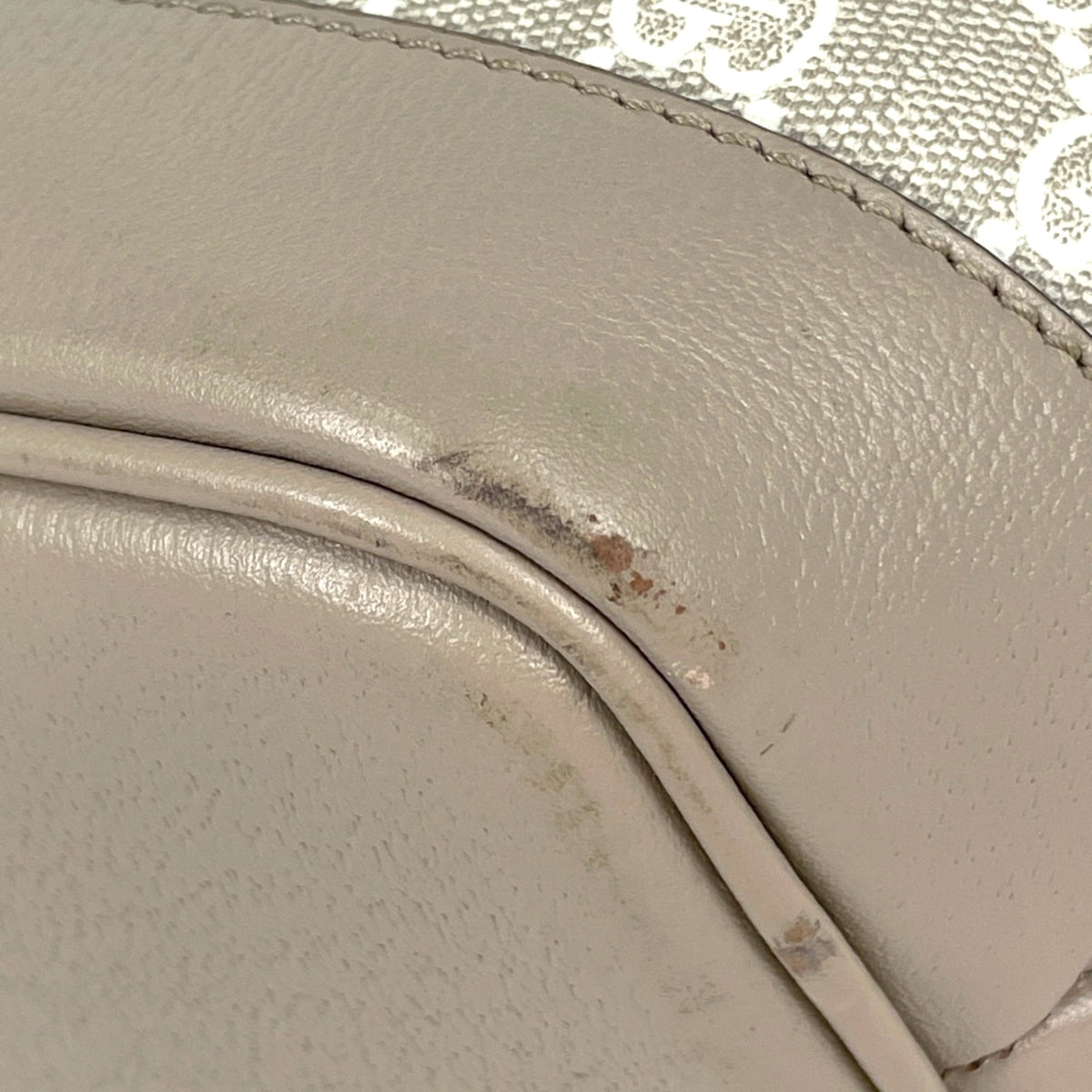 Gucci Beige Gg Supreme Leather Tote Bag (Pre-Owned)