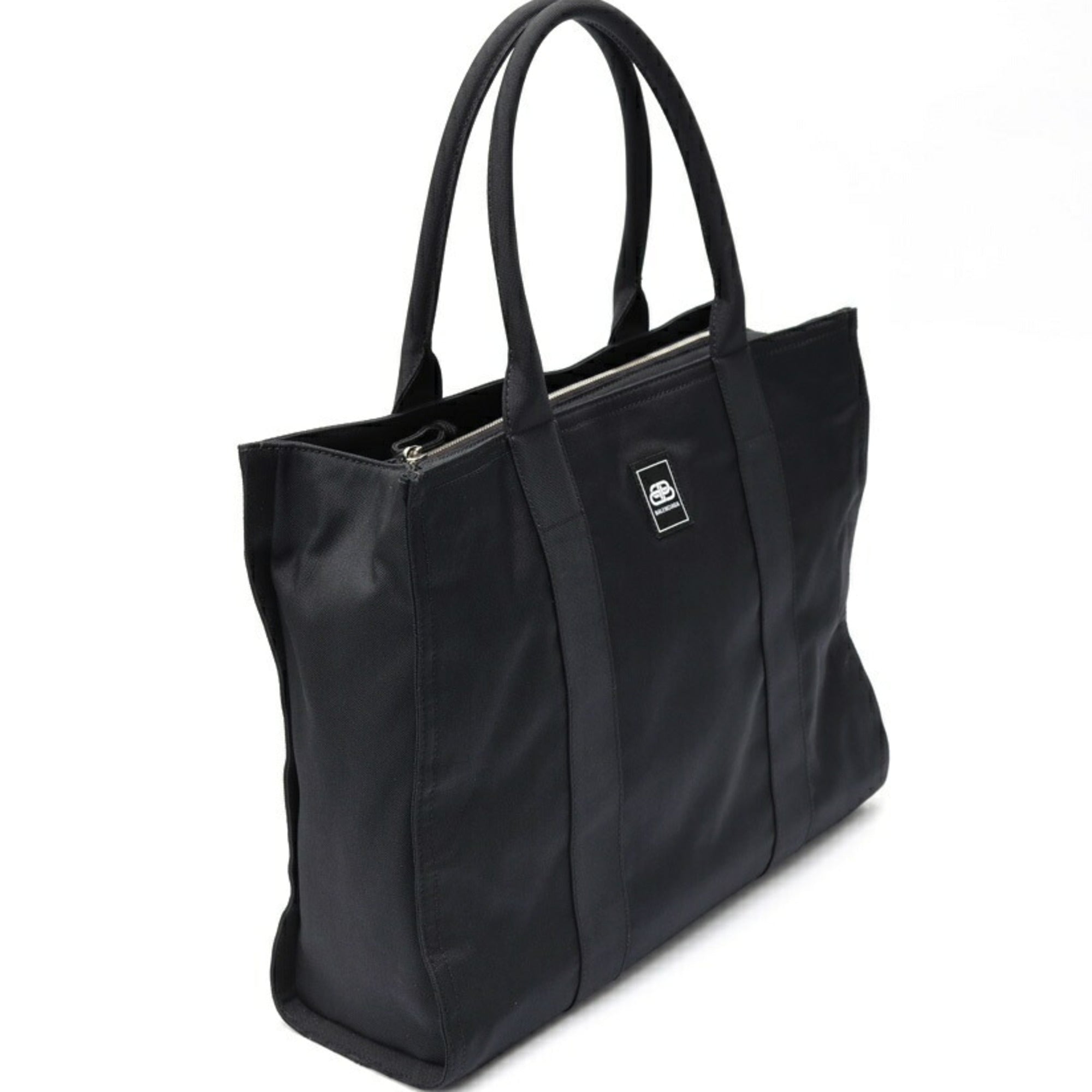 Balenciaga Black Nylon Tote Bag (Pre-Owned)