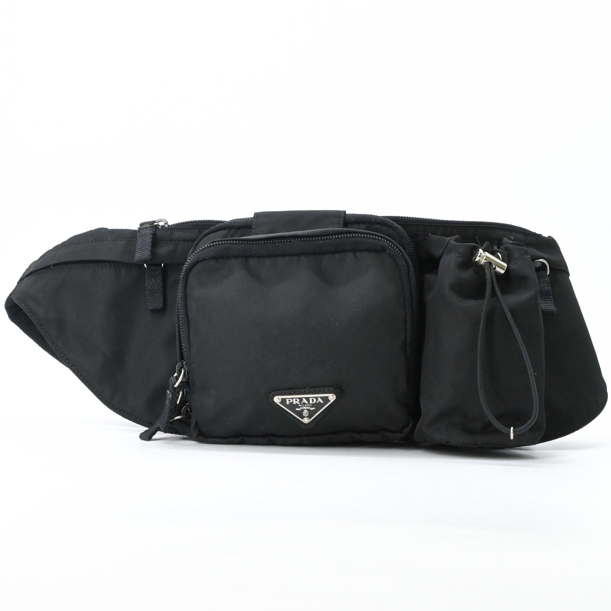 Prada Black Nylon Sling Bag (Pre-Owned)