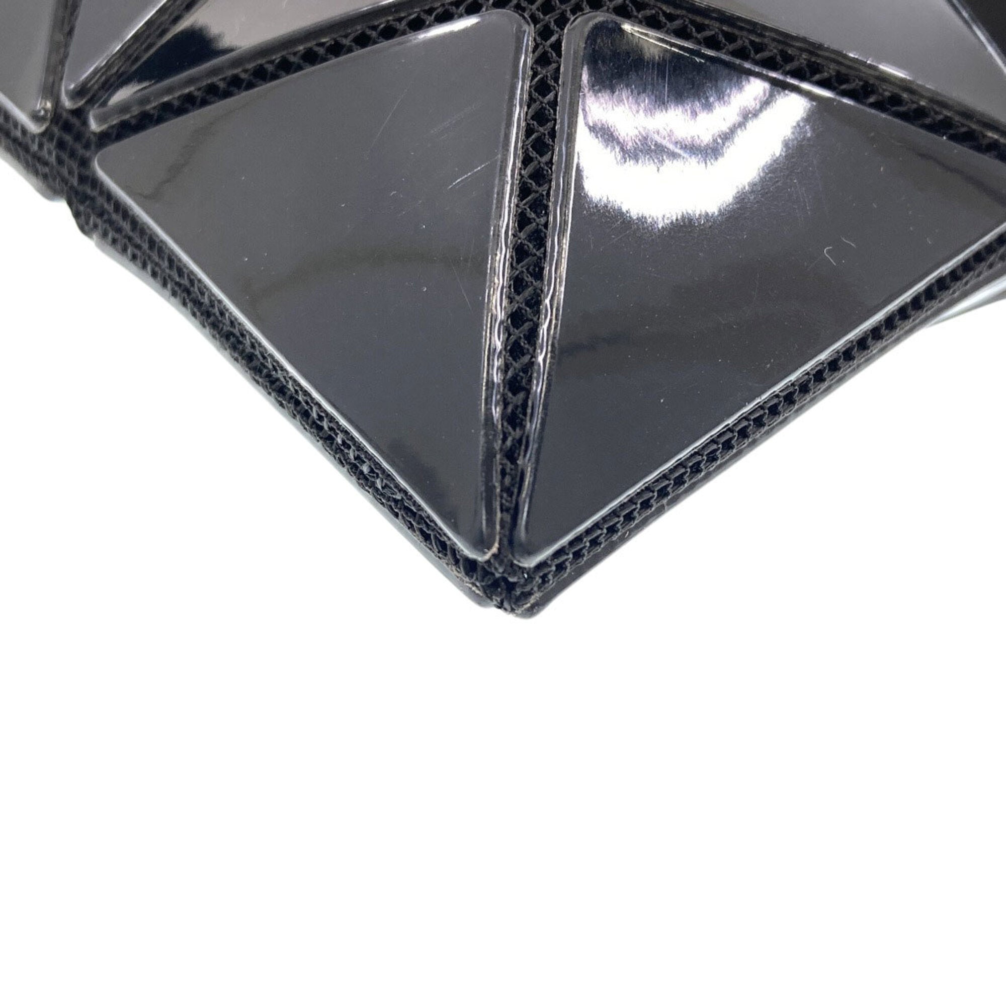 Issey Miyake Black Pvc Shoulder Bag (Pre-Owned)