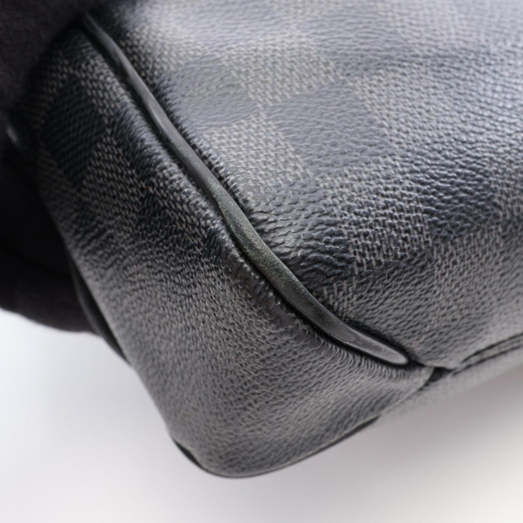 Louis Vuitton Black Damier Graphite Pvc Leather Handbag Shoulder Bag (Pre-Owned)