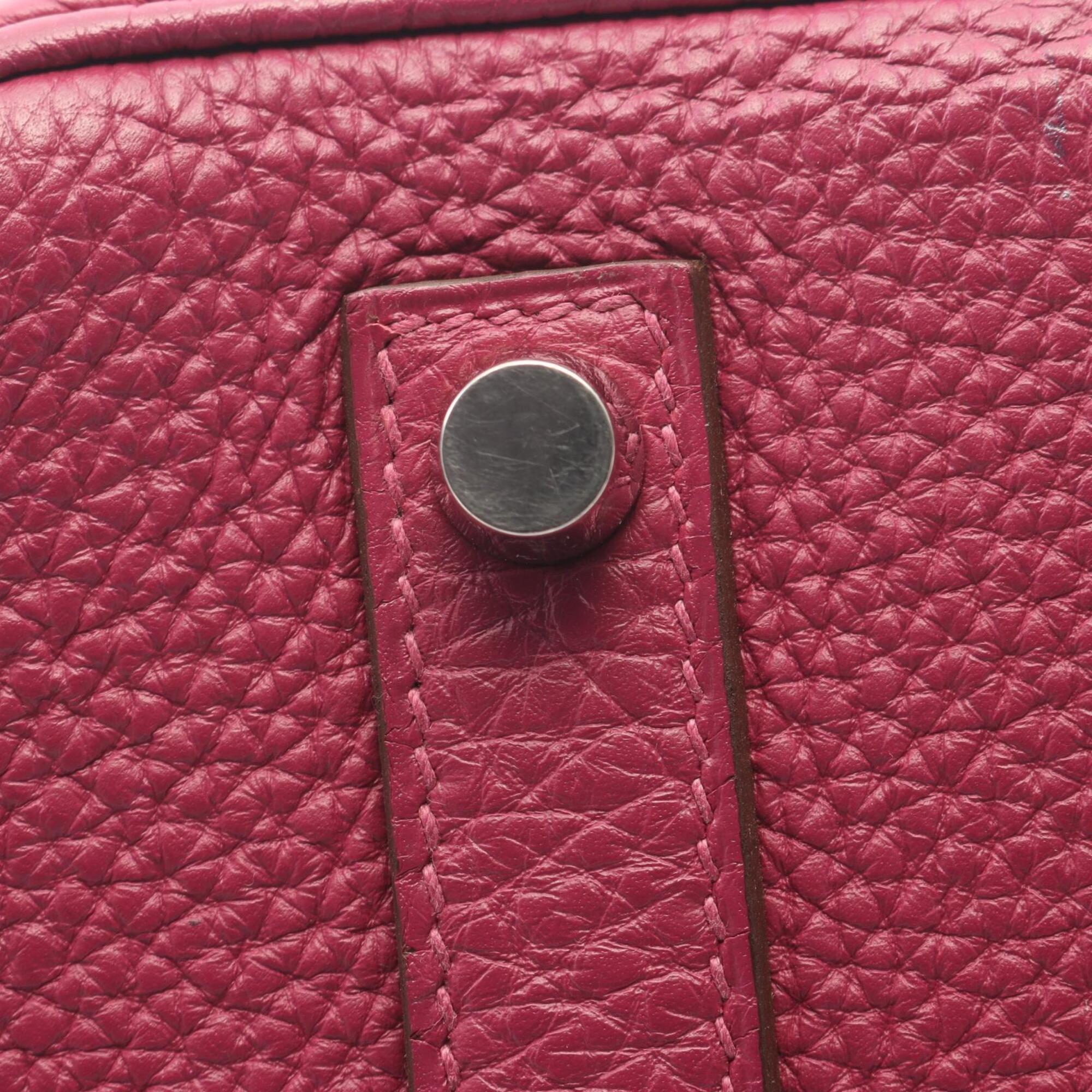Hermes Pink Togo Leather Handbag (Pre-Owned)