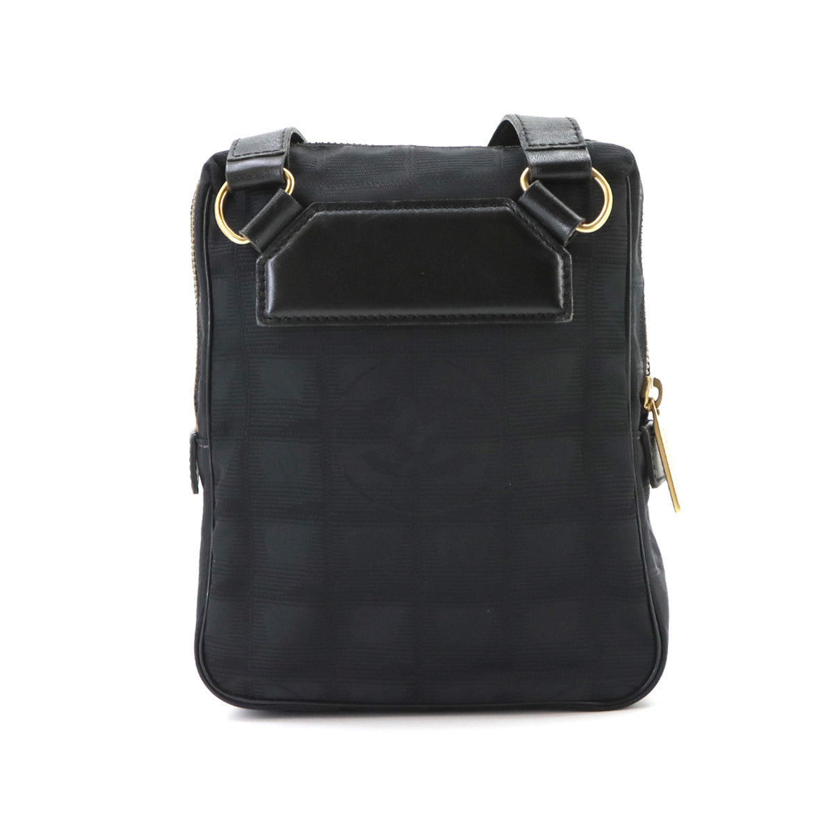Chanel New Travel Line Black New Travel Line Handbag Shoulder Bag (Pre-Owned)
