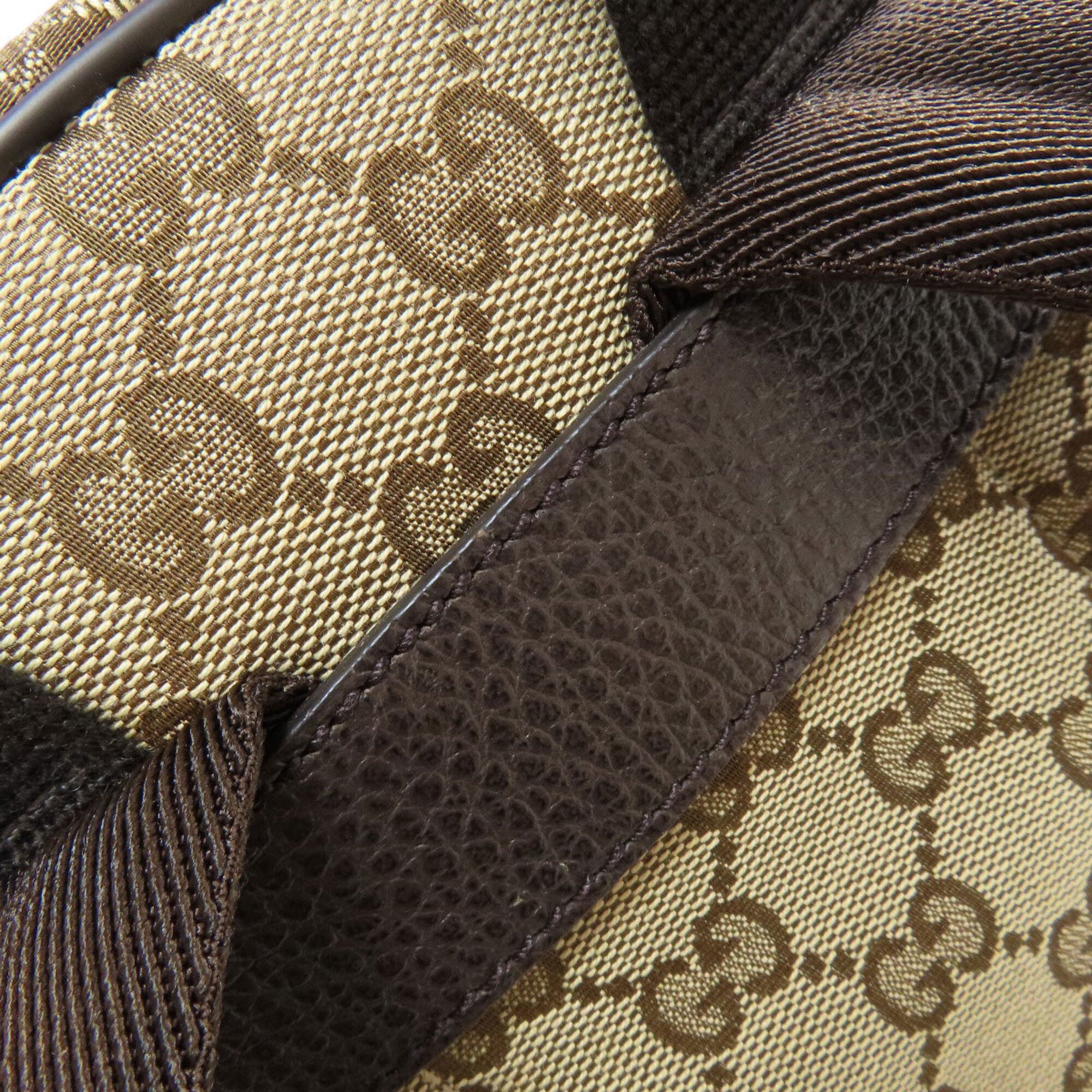 Gucci Beige Canvas Backpack (Pre-Owned)