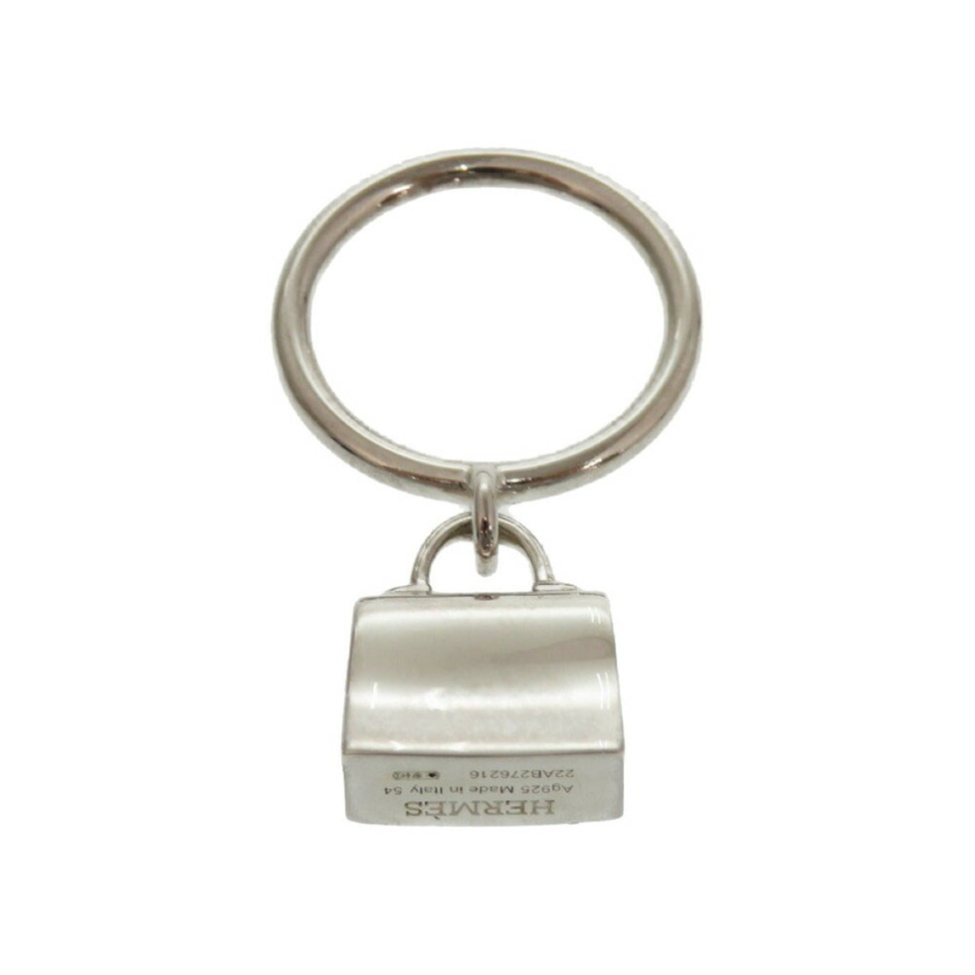 Hermes Silver 925 Band Ring (Pre-Owned)