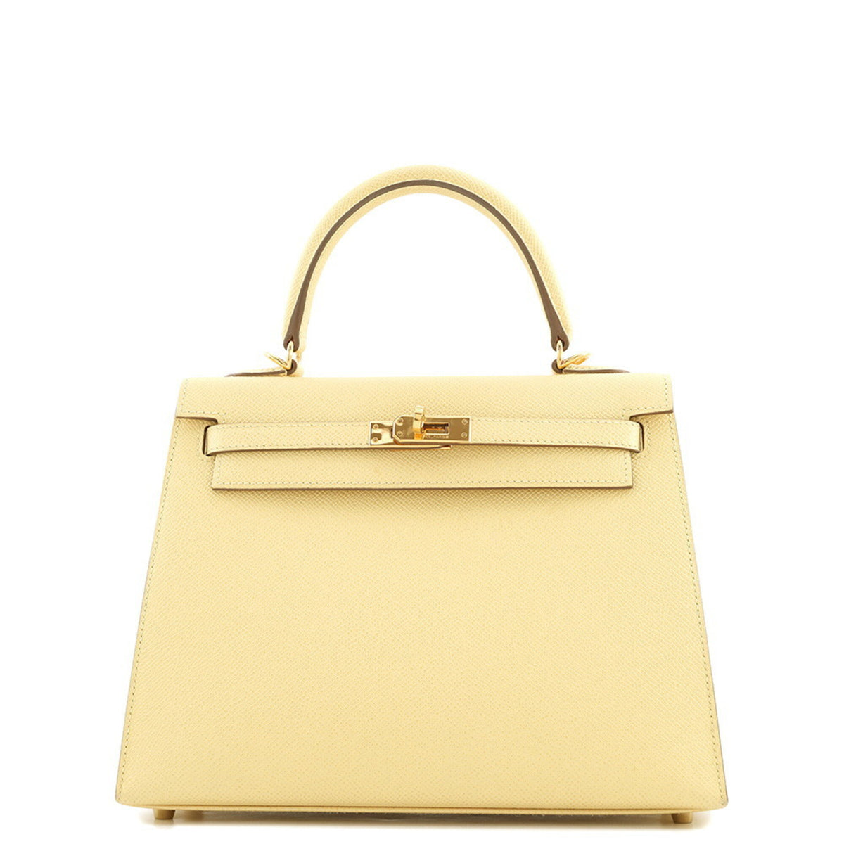 Hermes Kelly Jaune Epsom Leather Handbag (Pre-Owned)
