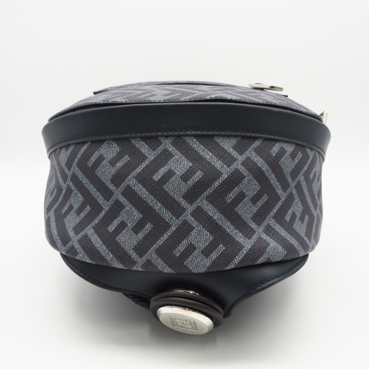 Fendi Blue Coated Canvas Backpack (Pre-Owned)