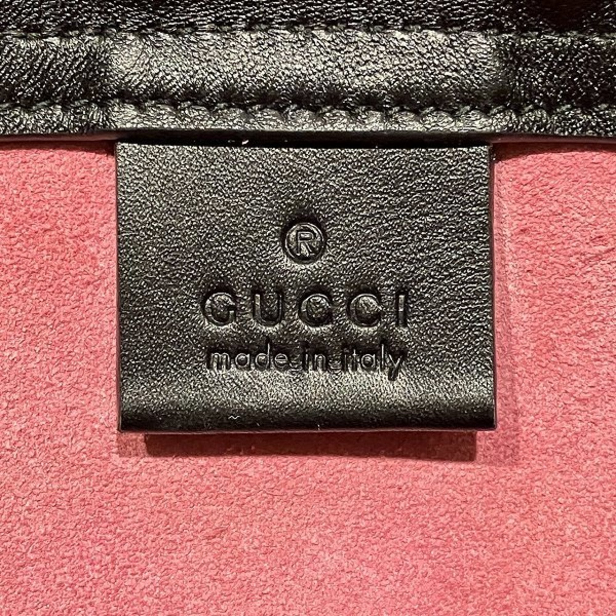 Gucci Pink Leather Backpack (Pre-Owned)
