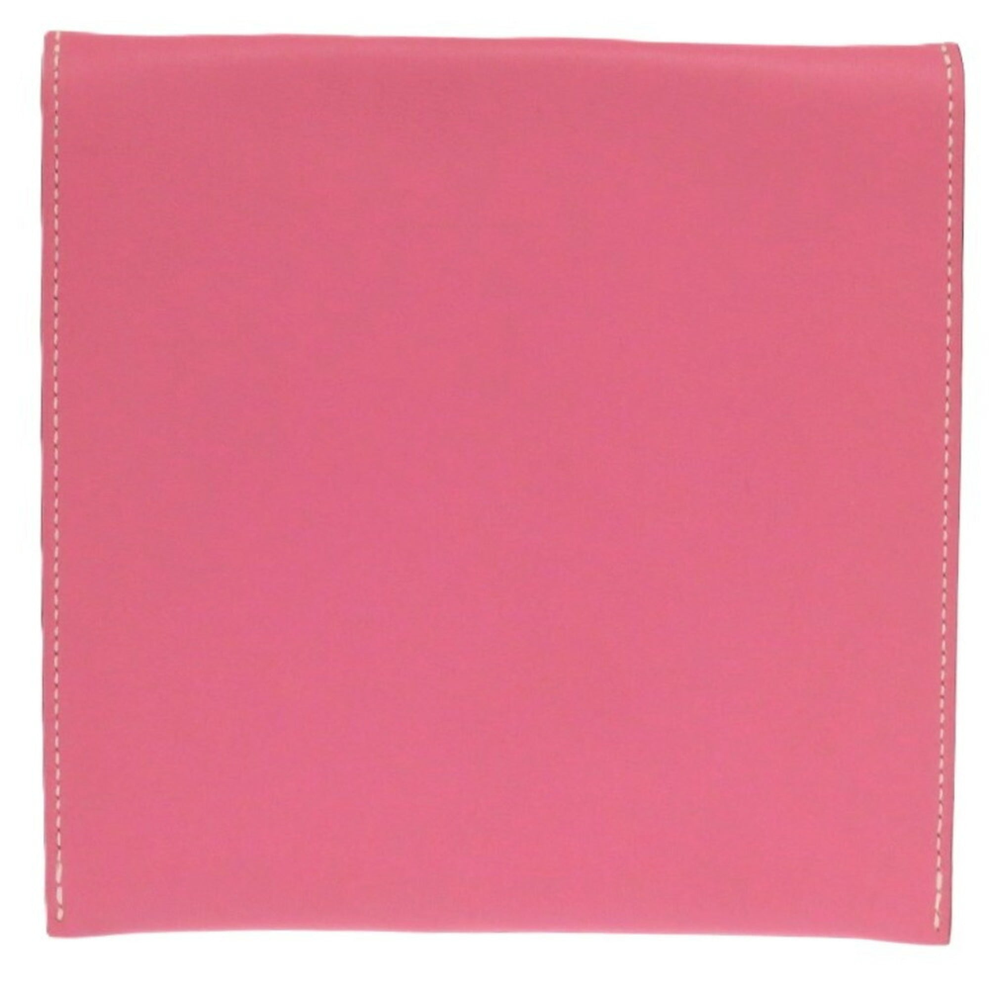Hermes Pink White Leather Pouch (Pre-Owned)
