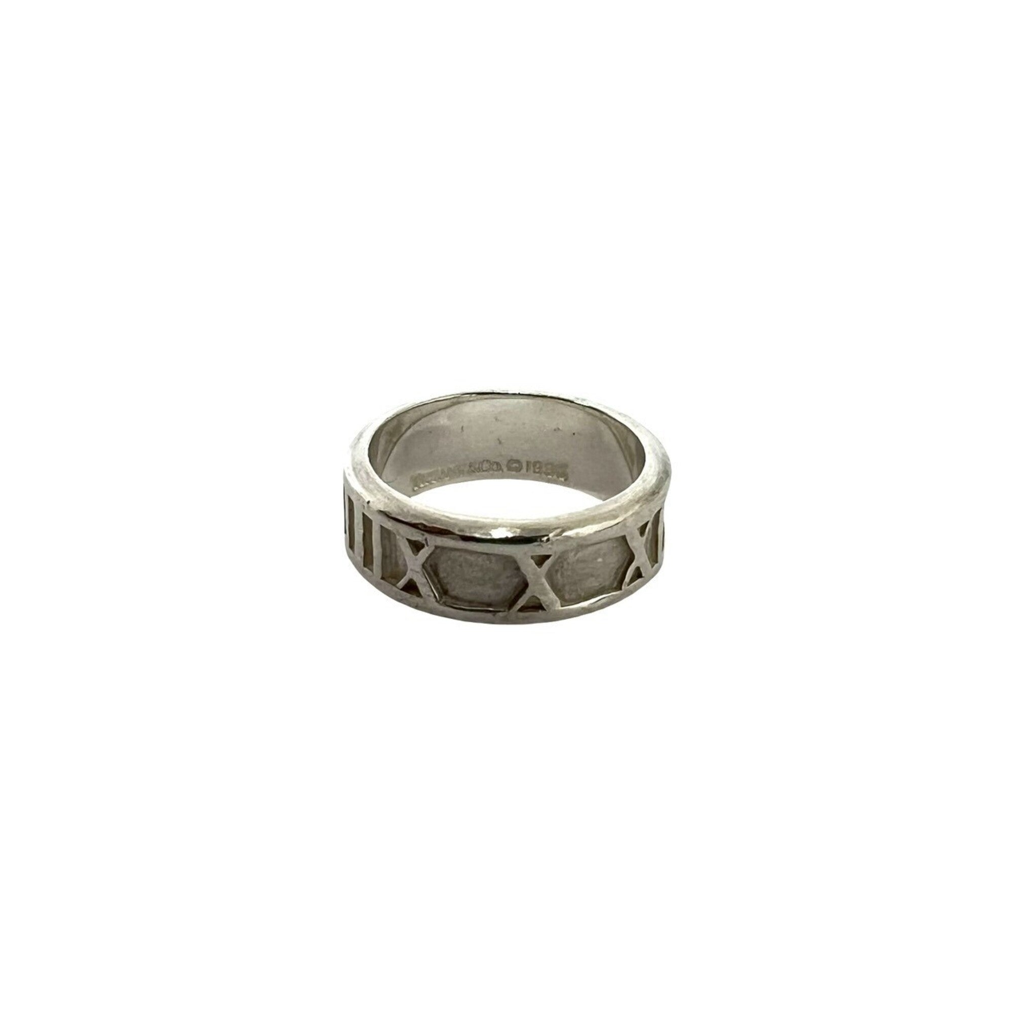 Tiffany Silver Silver 925 Band Ring (Pre-Owned)