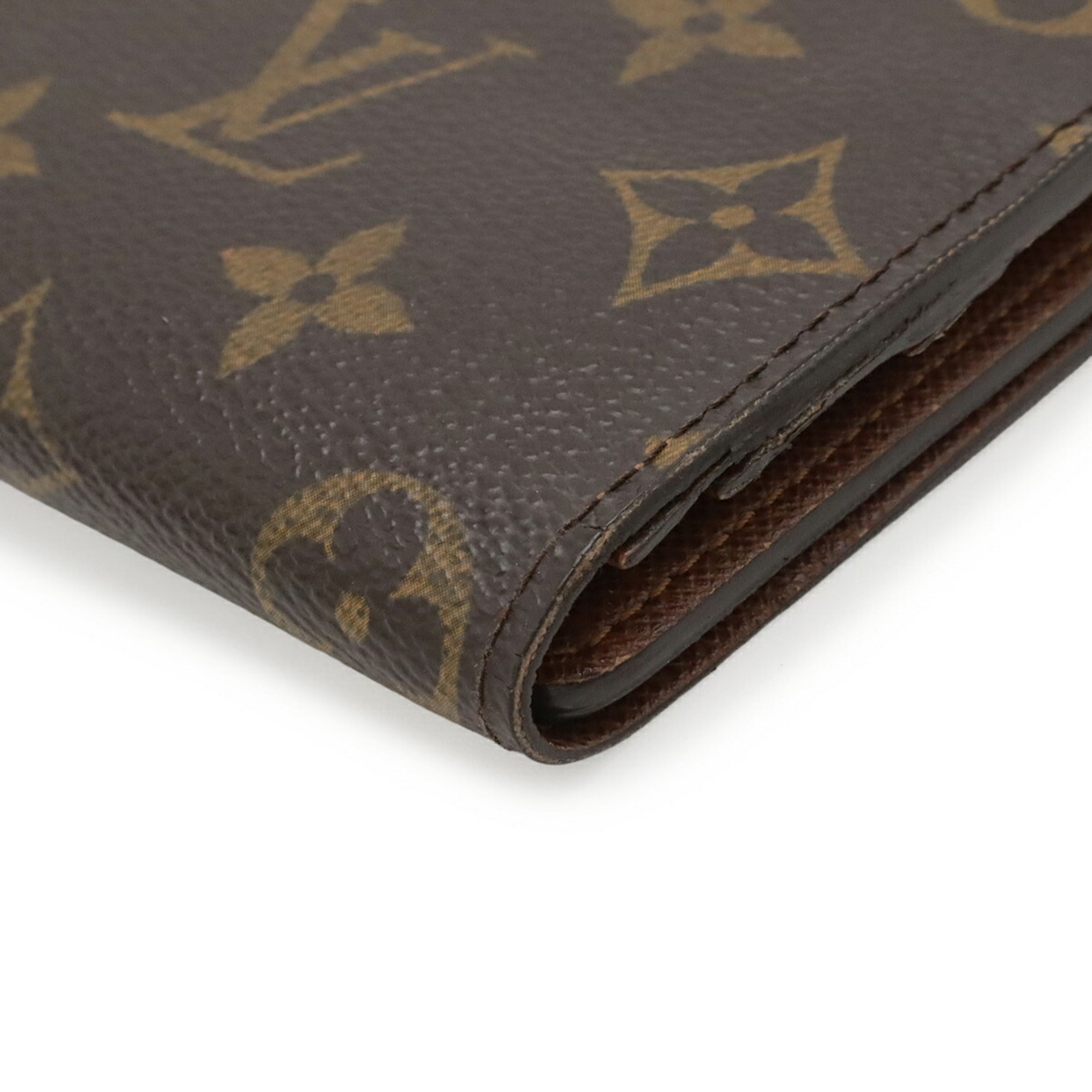 Louis Vuitton Brown Monogram Monogram Long Wallet (Tri-Fold) (Pre-Owned)