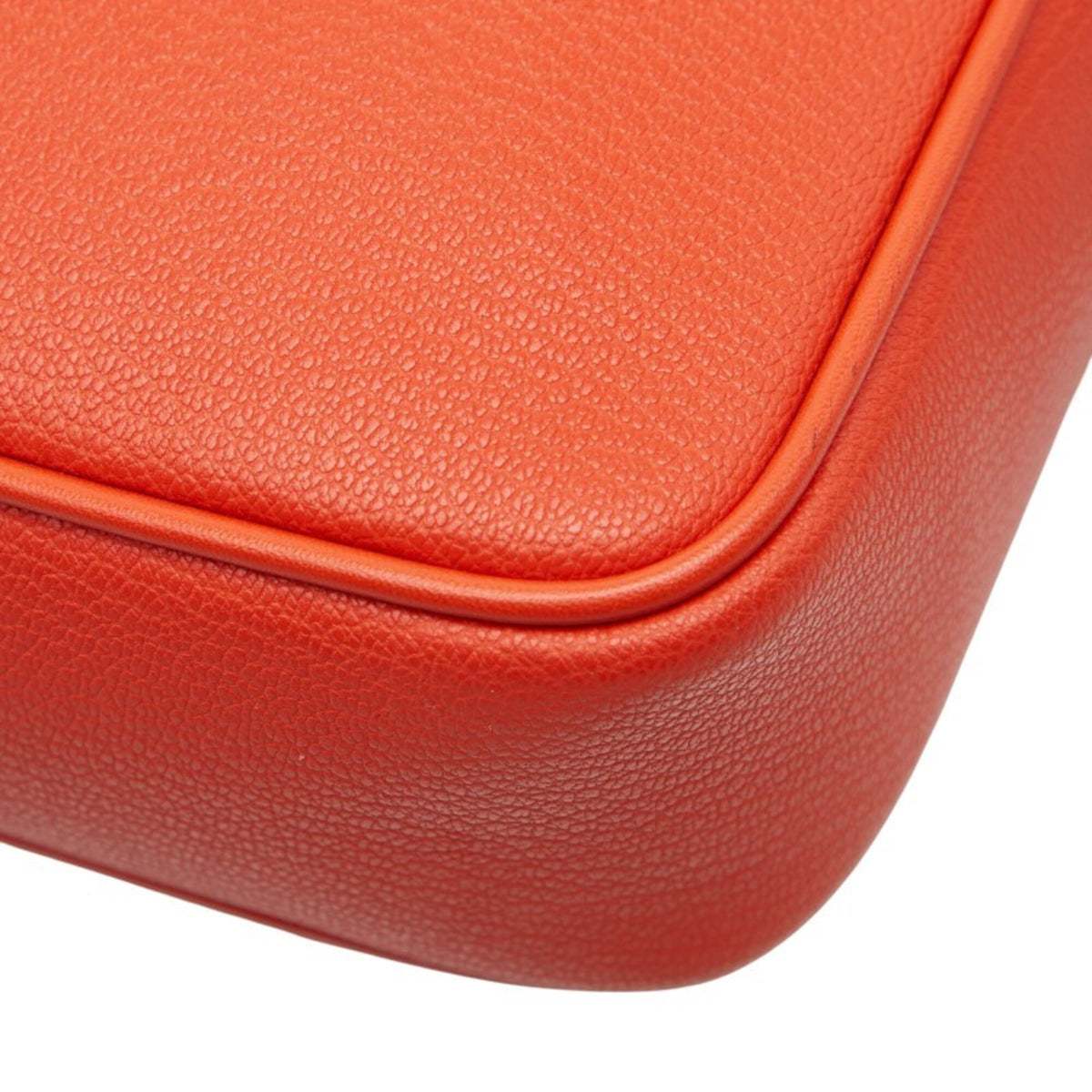 Michael Kors Orange Leather Pouch Shoulder Bag Weekend Bag (Pre-Owned)