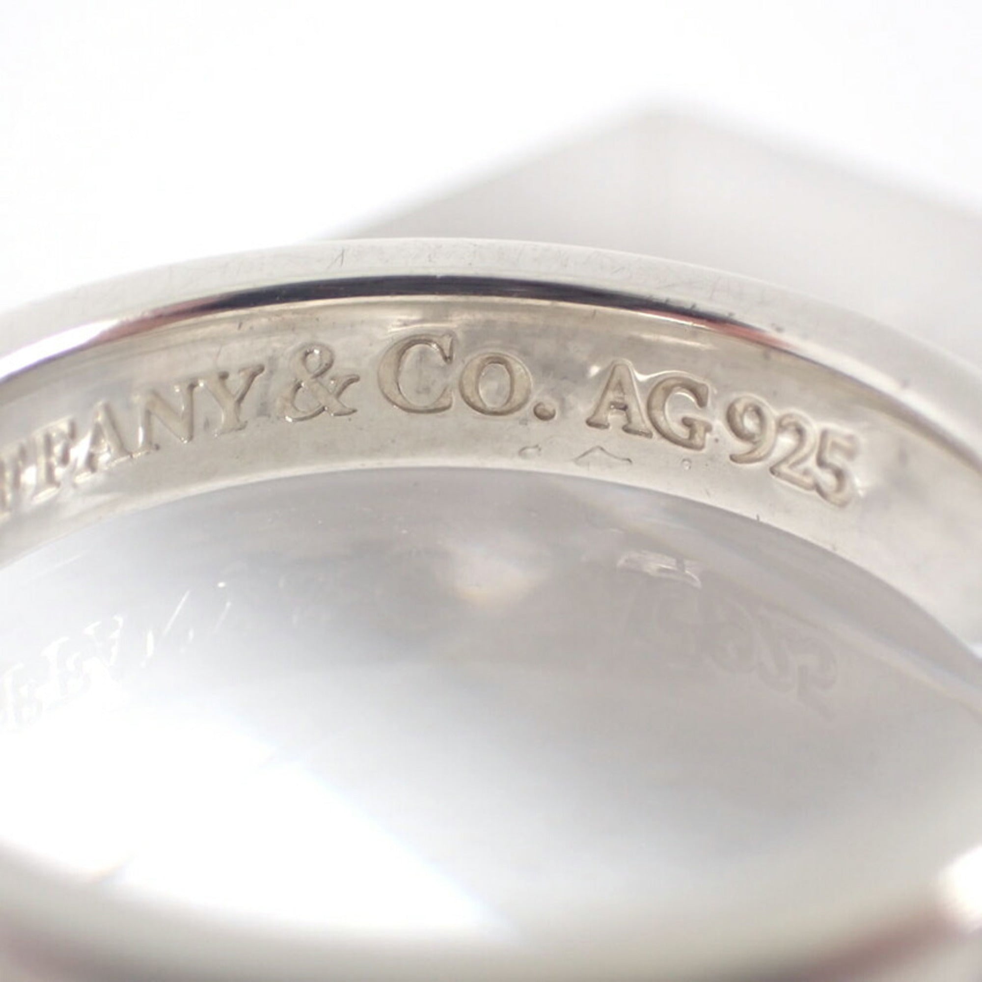 Tiffany Sterling Silver 925 Band Ring (Pre-Owned)