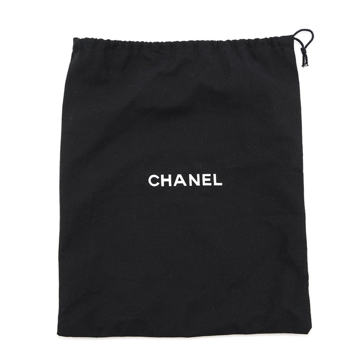 Chanel Black Leather Handbag Pochette Shoulder Bag (Pre-Owned)