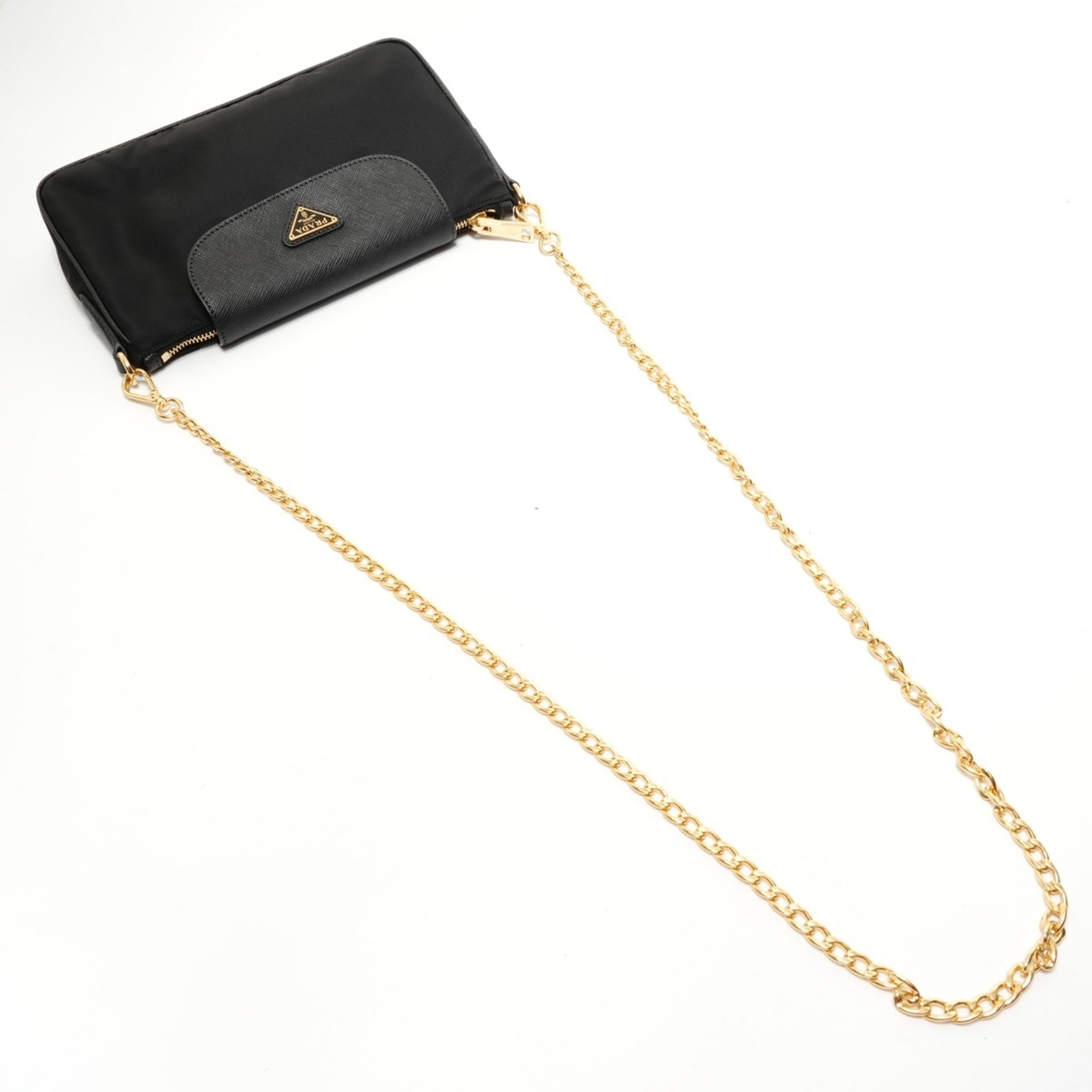 Prada Black Nylon Shoulder Bag (Pre-Owned)