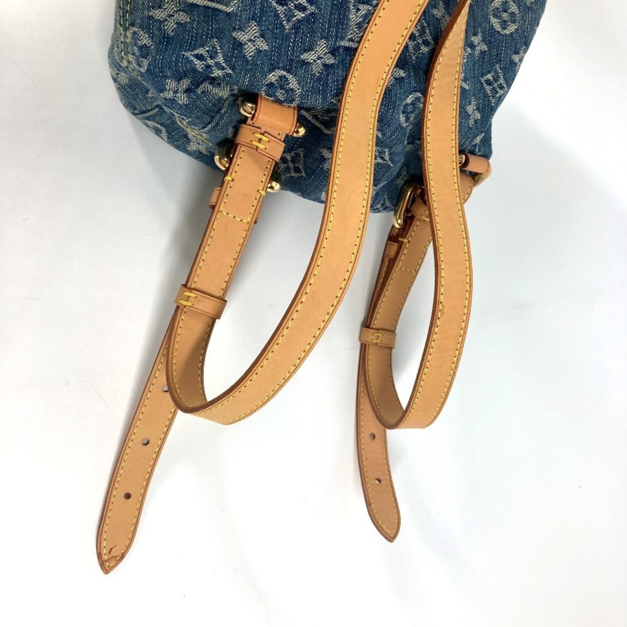 Louis Vuitton Blue Monogram Monogram Denim Backpack (Pre-Owned)