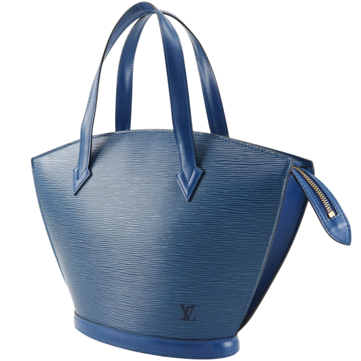 Louis Vuitton Toledo Blue Epi Leather Handbag (Pre-Owned)