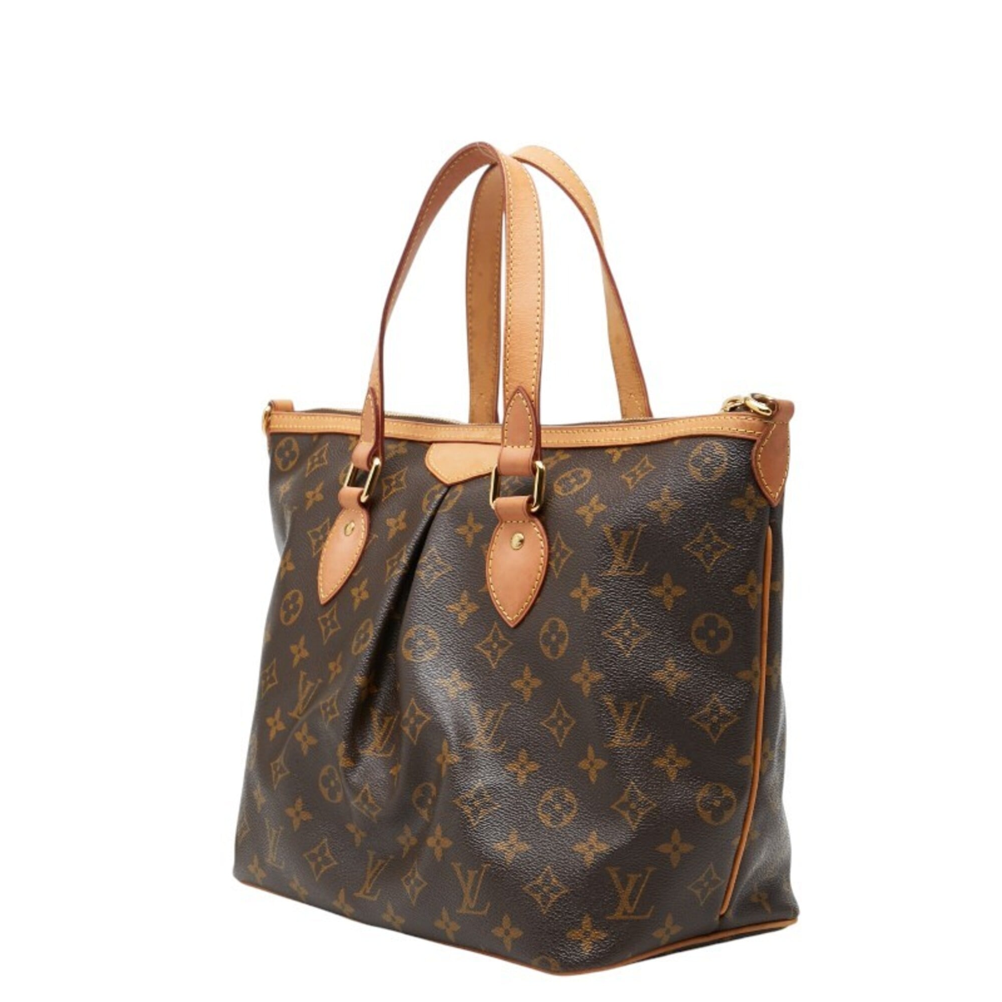 Louis Vuitton Brown Pvc Leather Handbag Shoulder Bag (Pre-Owned)