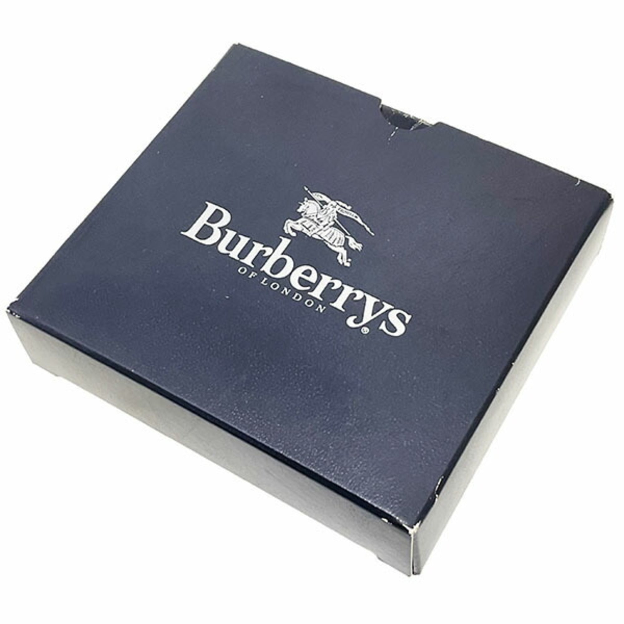 Burberry Beige Beige Brown Brown Canvas Leather Wallet (Bi-Fold) (Pre-Owned)